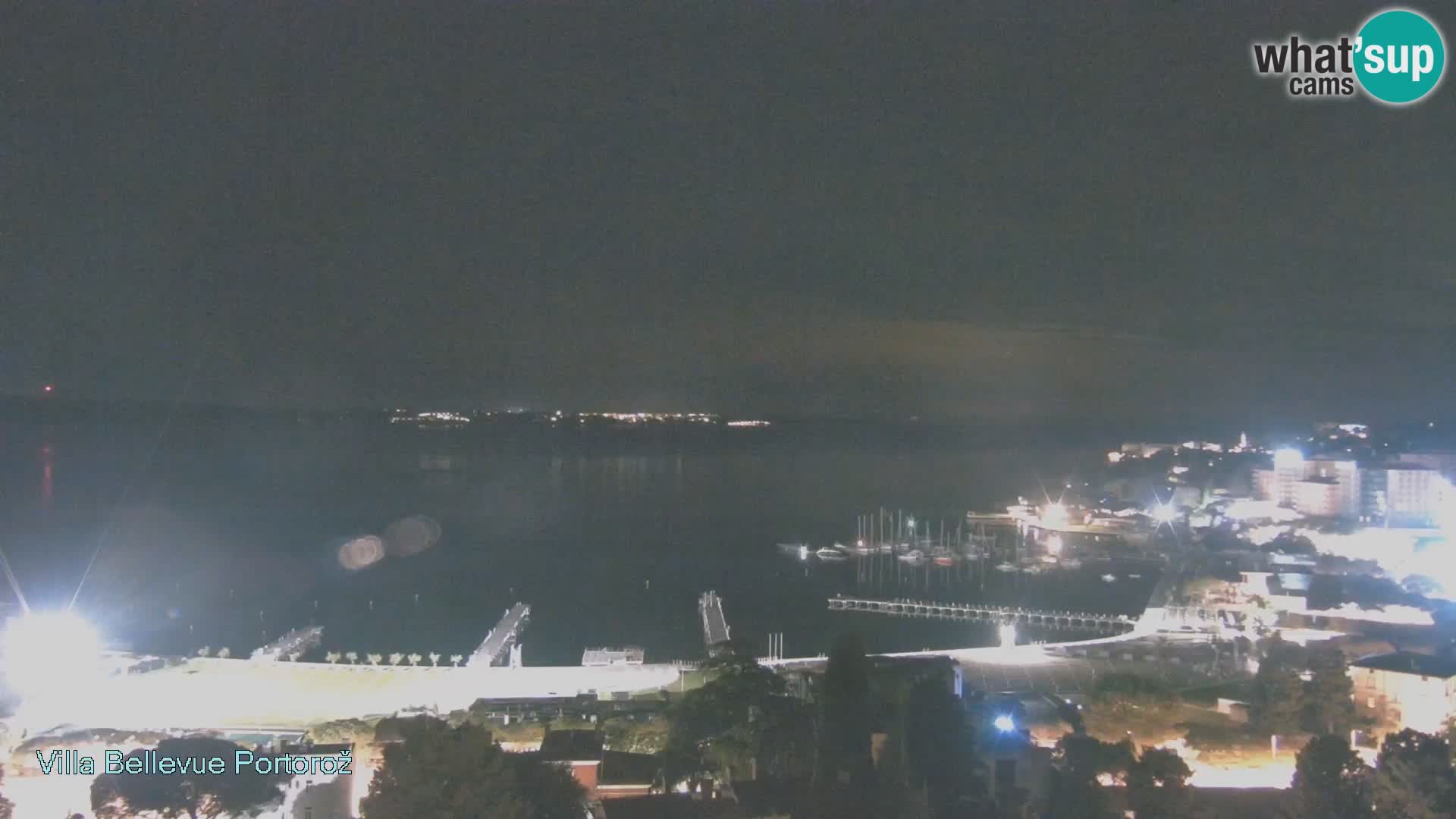 Portorož web kamera – pogled sa Villa Bellevue