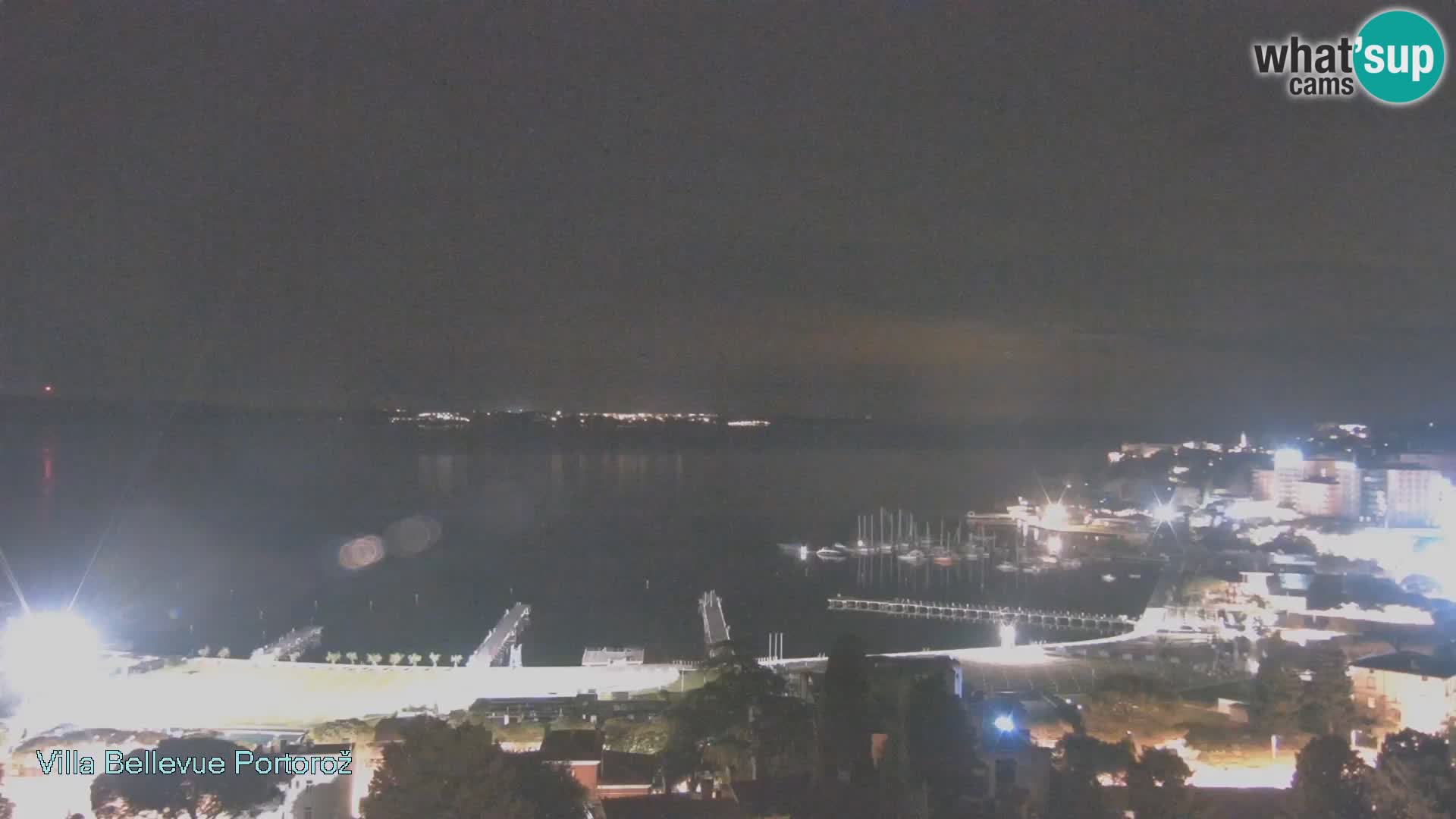 Portorož camera en vivo – Panorama Villa Bellevue