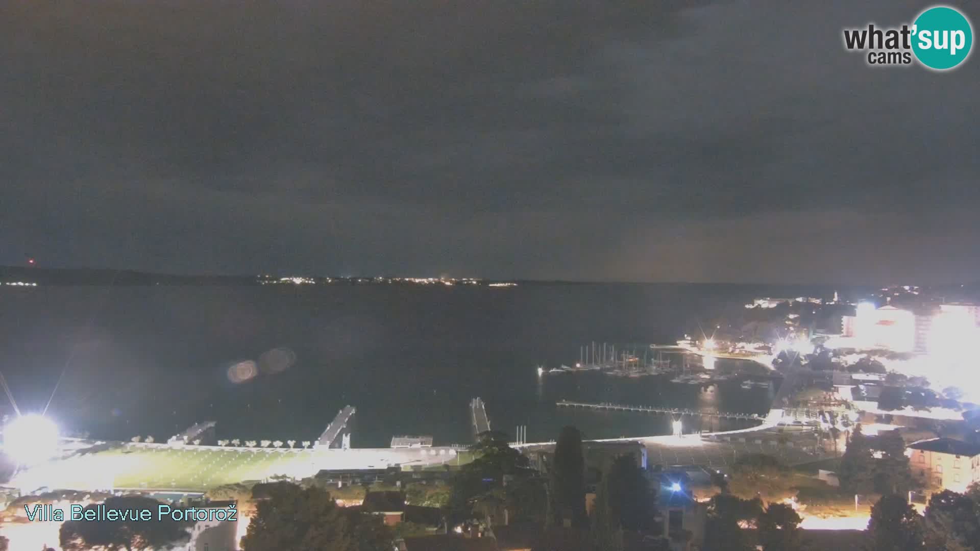 Portorož camera en vivo – Panorama Villa Bellevue