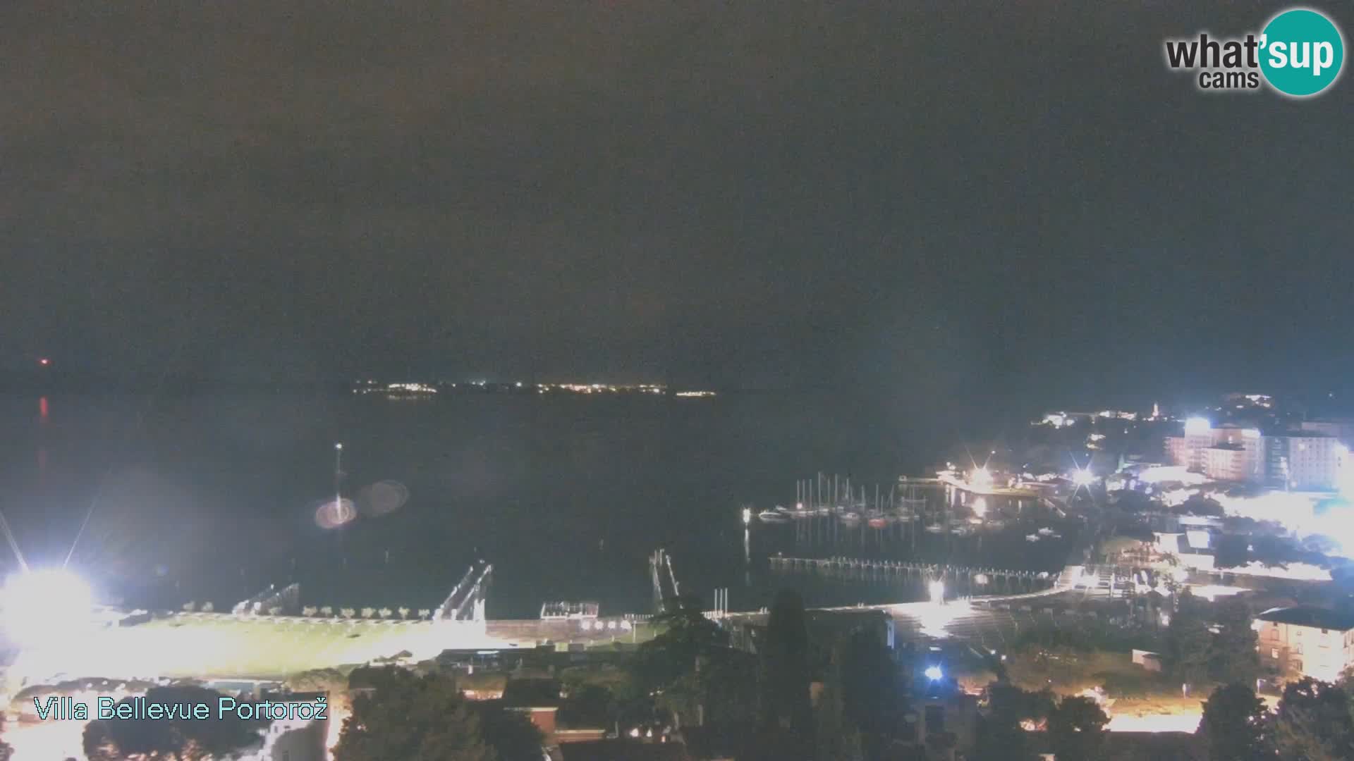 Portorož camera en vivo – Panorama Villa Bellevue