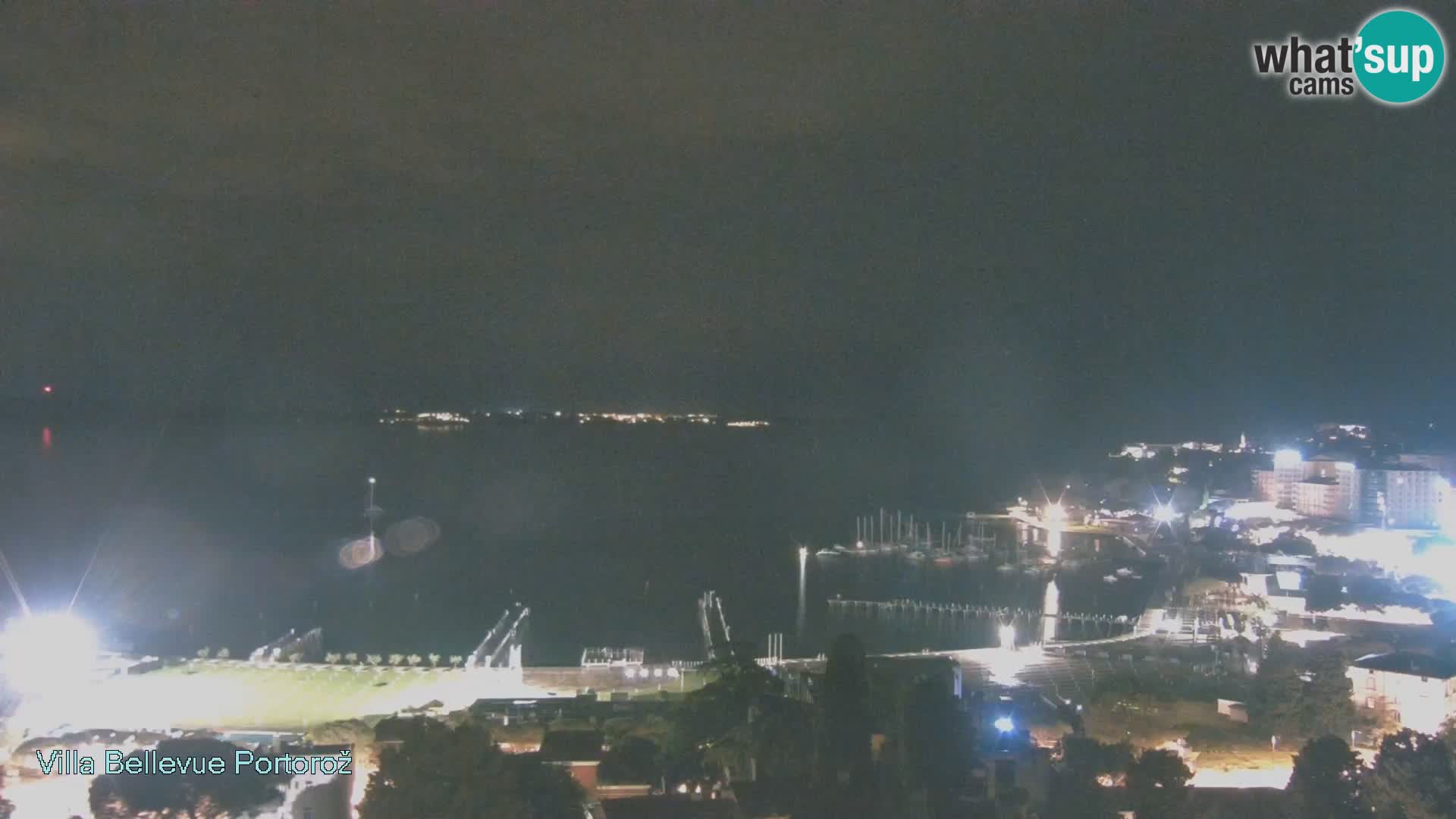 Portorož camera en vivo – Panorama Villa Bellevue