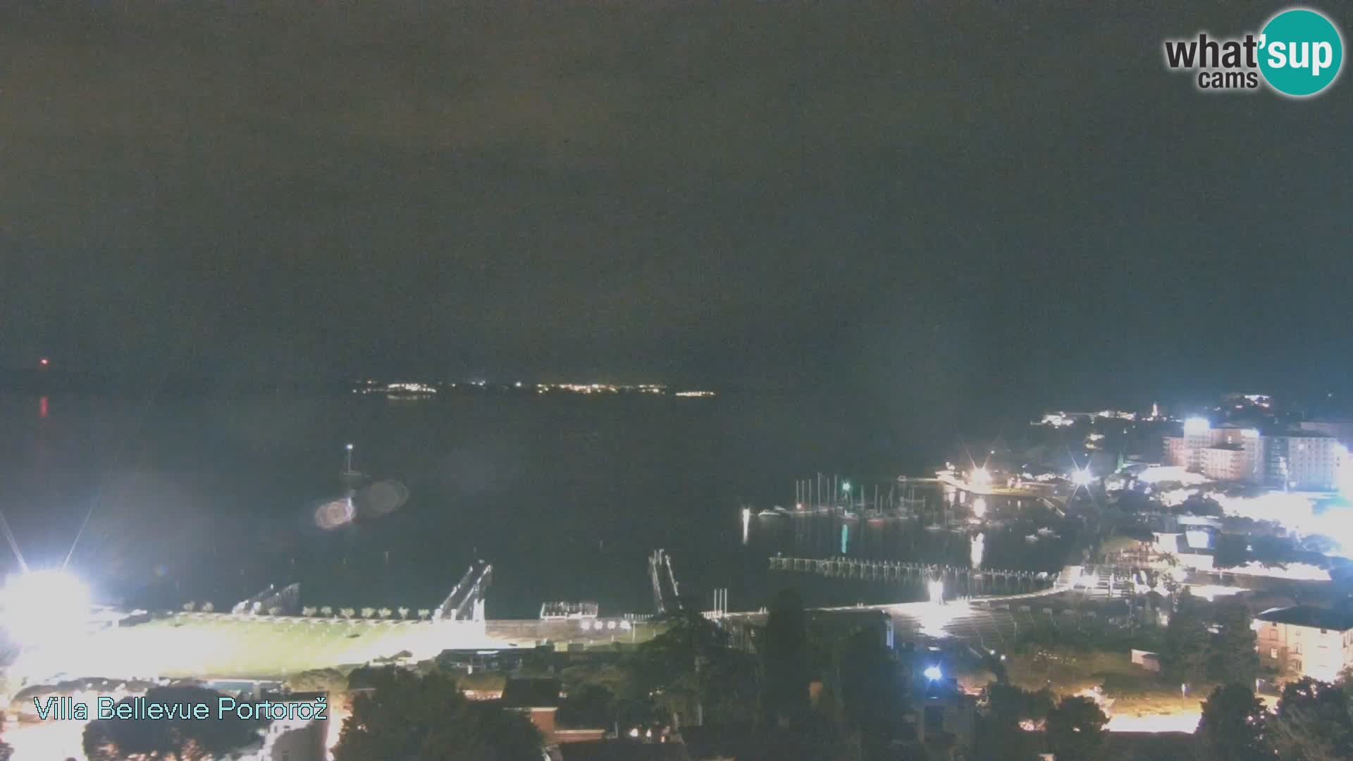 Portorož camera en vivo – Panorama Villa Bellevue