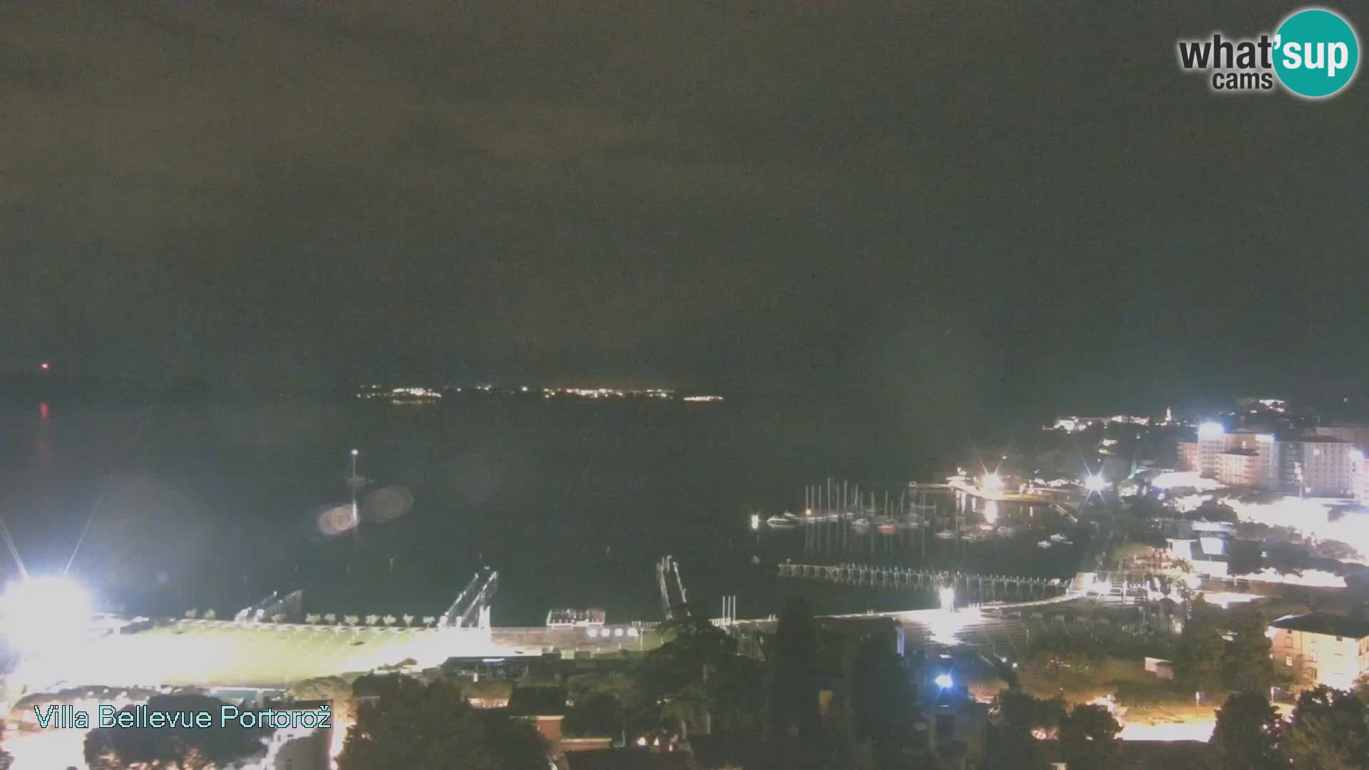 Portorož camera en vivo – Panorama Villa Bellevue