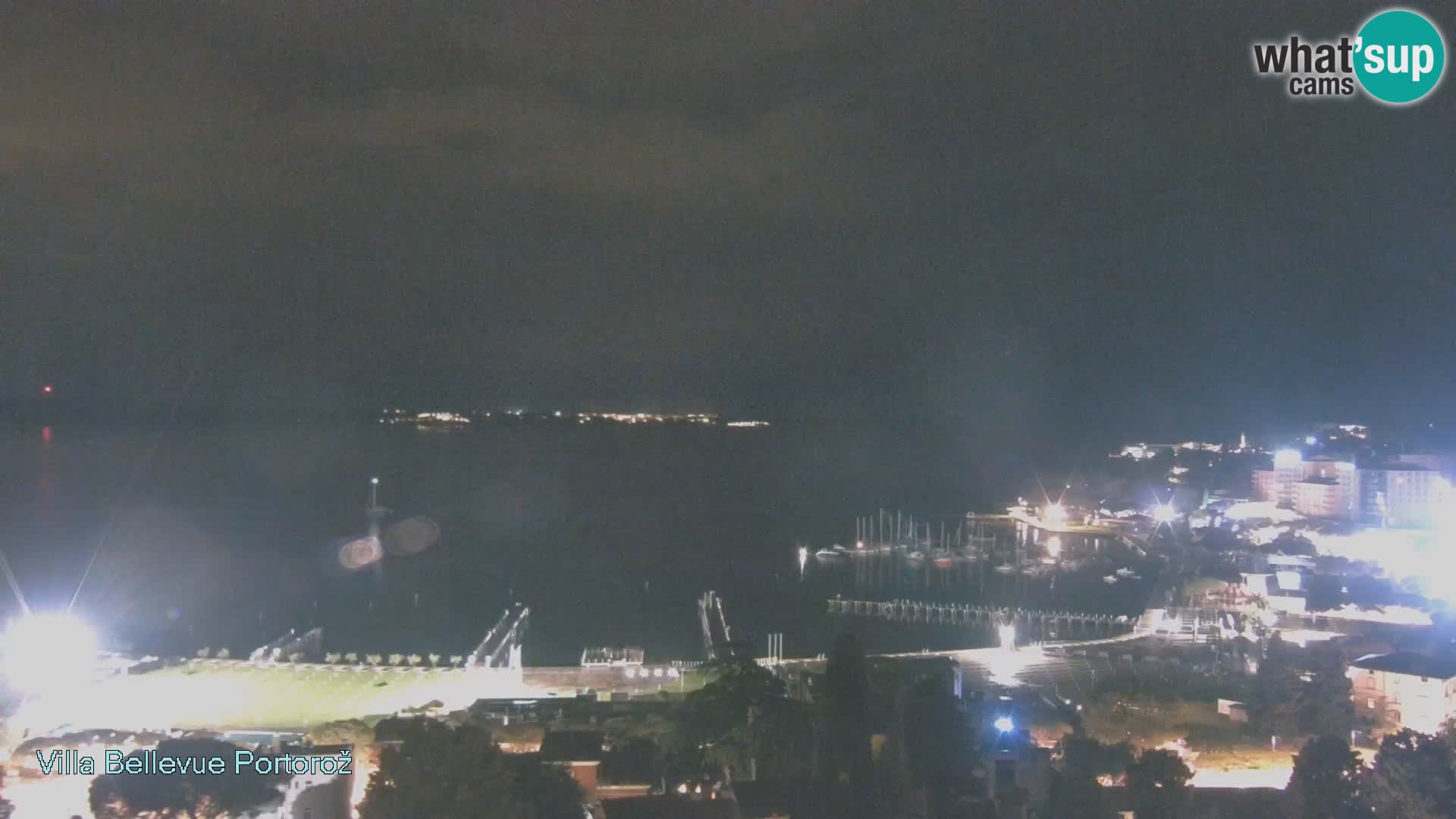 Portorož camera en vivo – Panorama Villa Bellevue