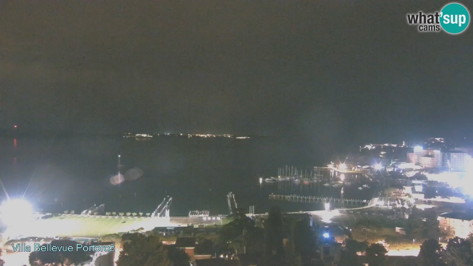 Portorož camera en vivo – Panorama Villa Bellevue