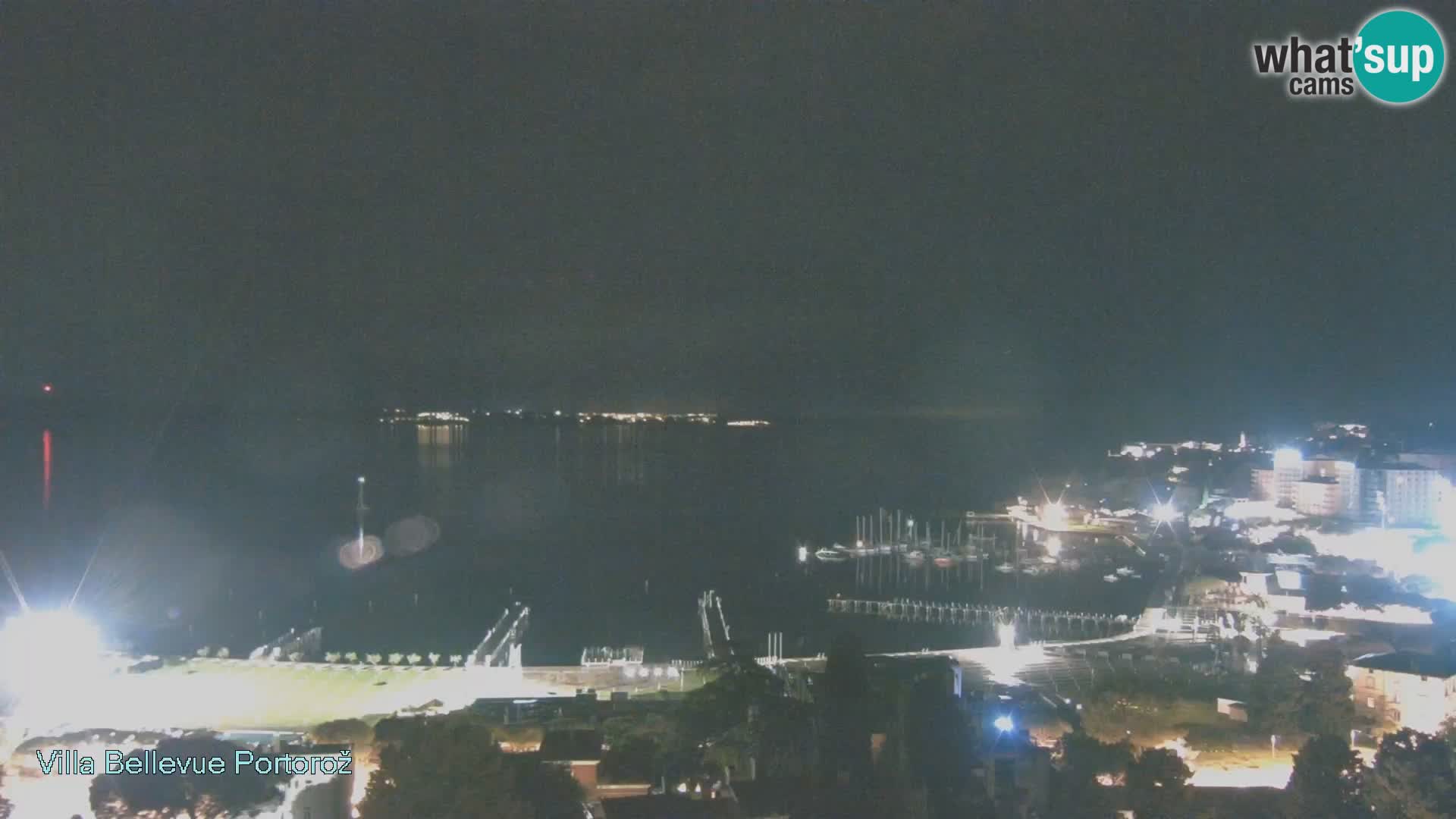 Portorož camera en vivo – Panorama Villa Bellevue