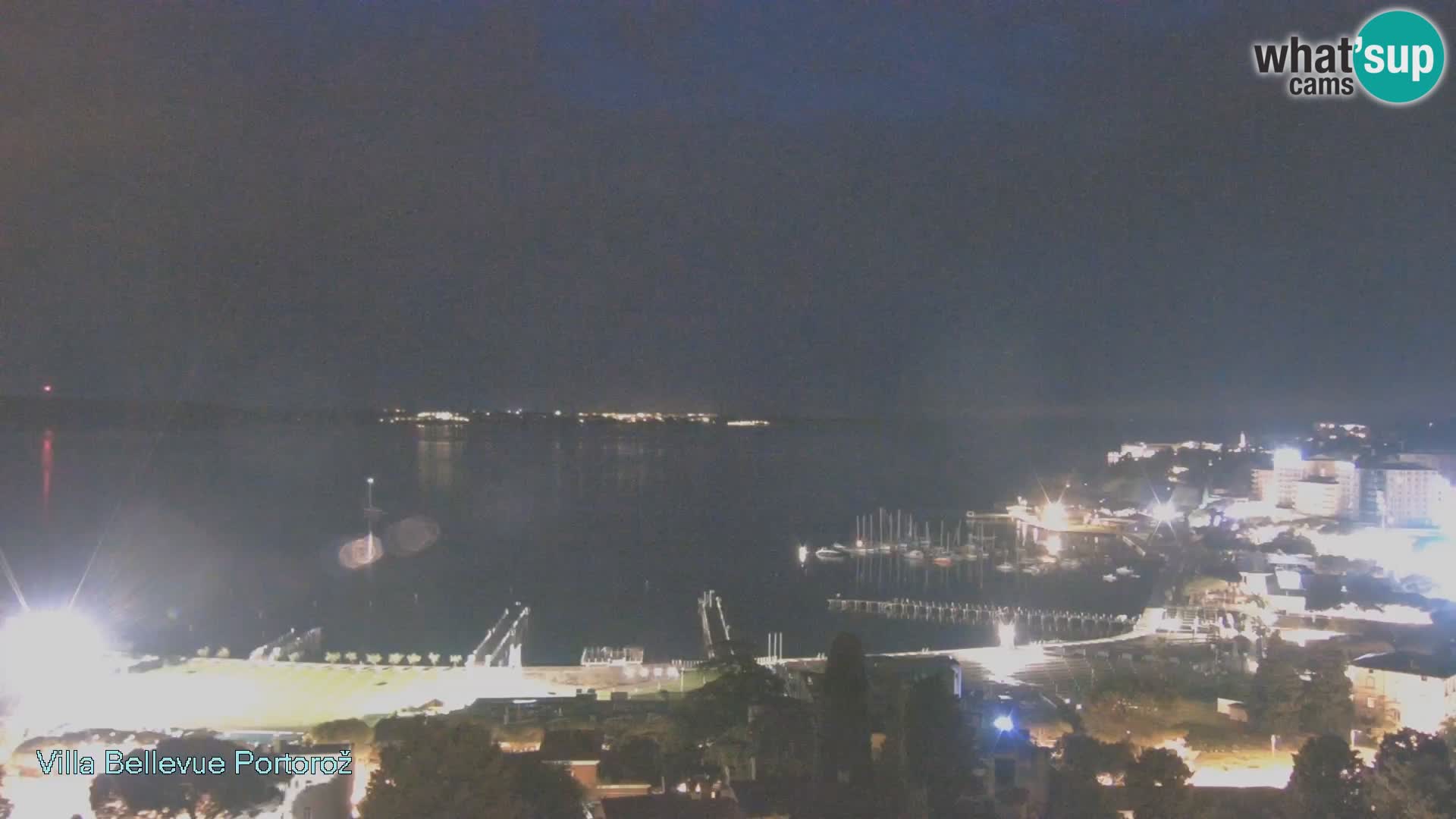 Portorož camera en vivo – Panorama Villa Bellevue