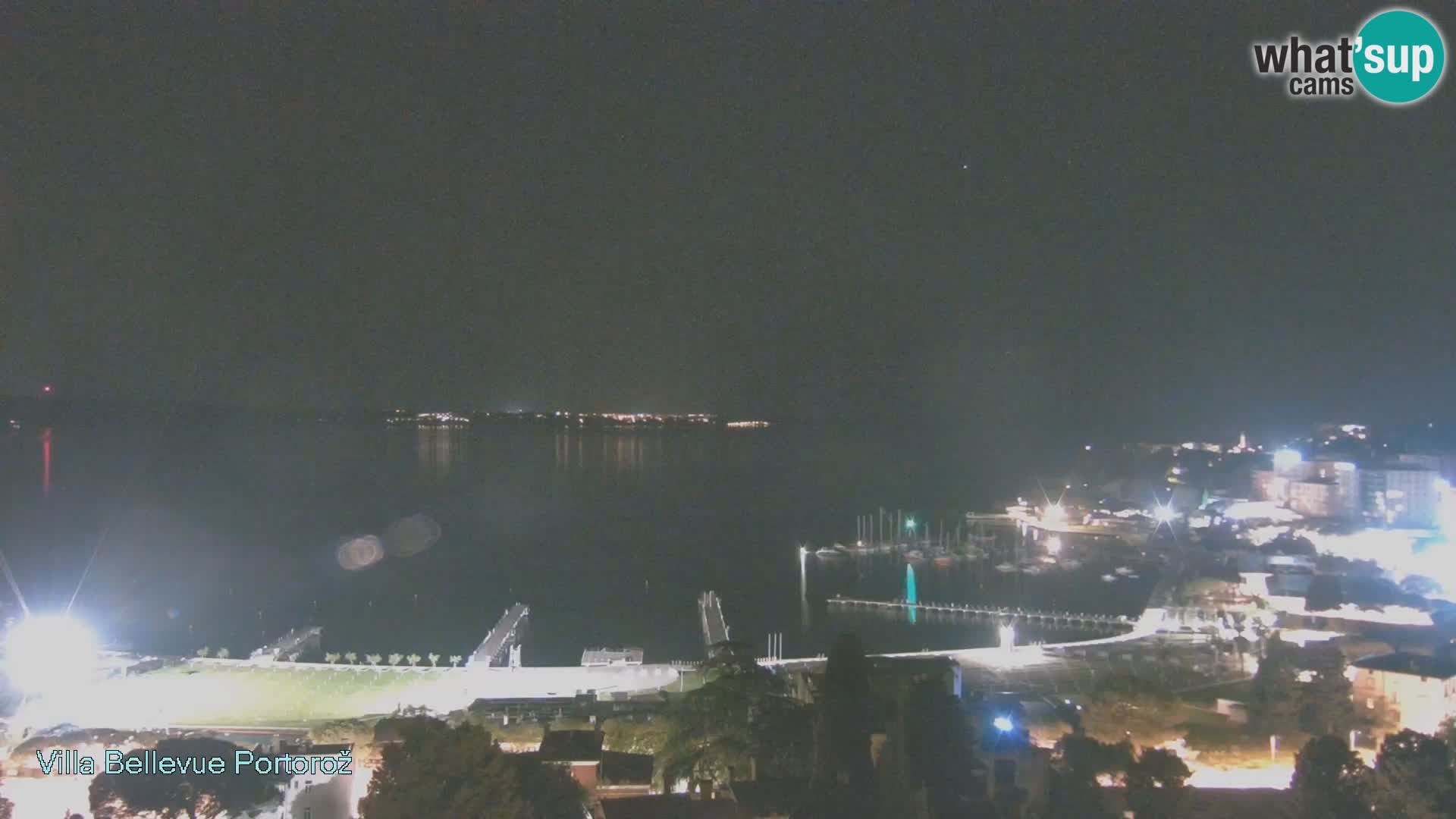 Portorož camera en vivo – Panorama Villa Bellevue