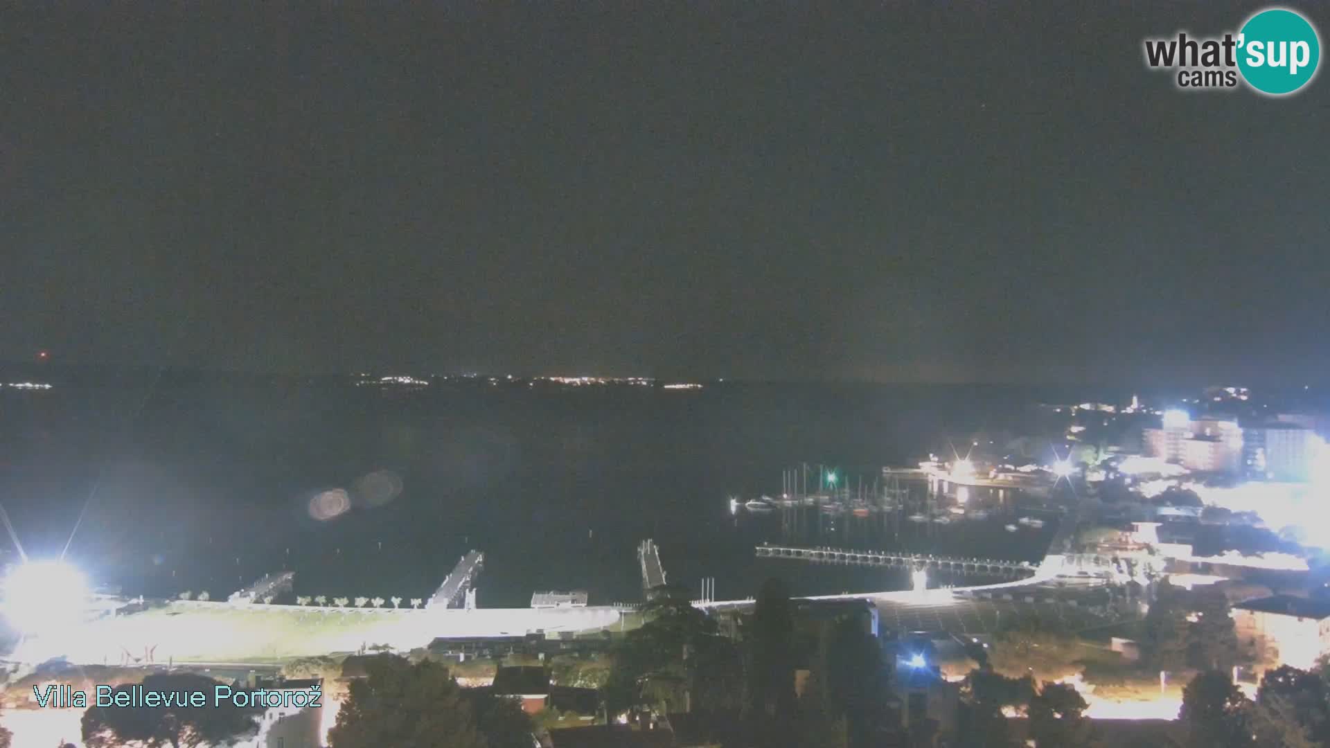 Portorož web kamera – pogled sa Villa Bellevue