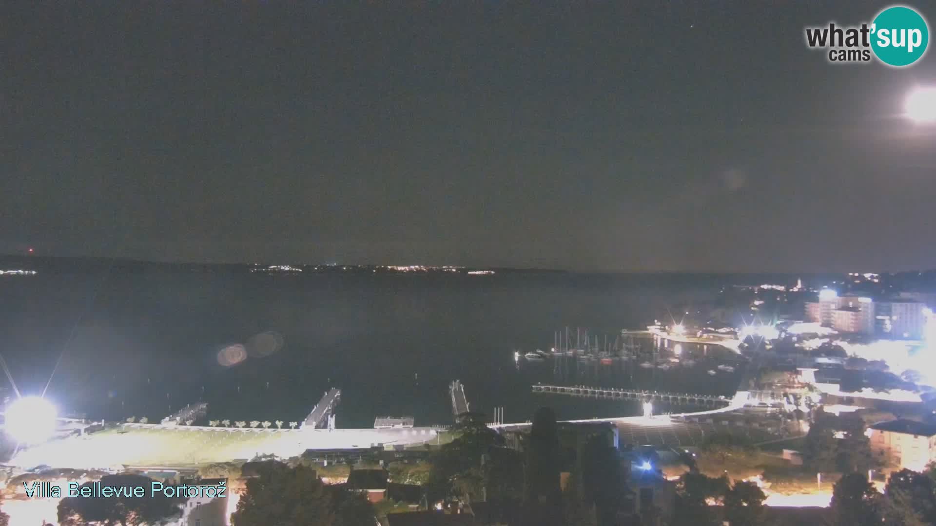 Live webcam Portorož – Panorama dalla Villa Bellevue