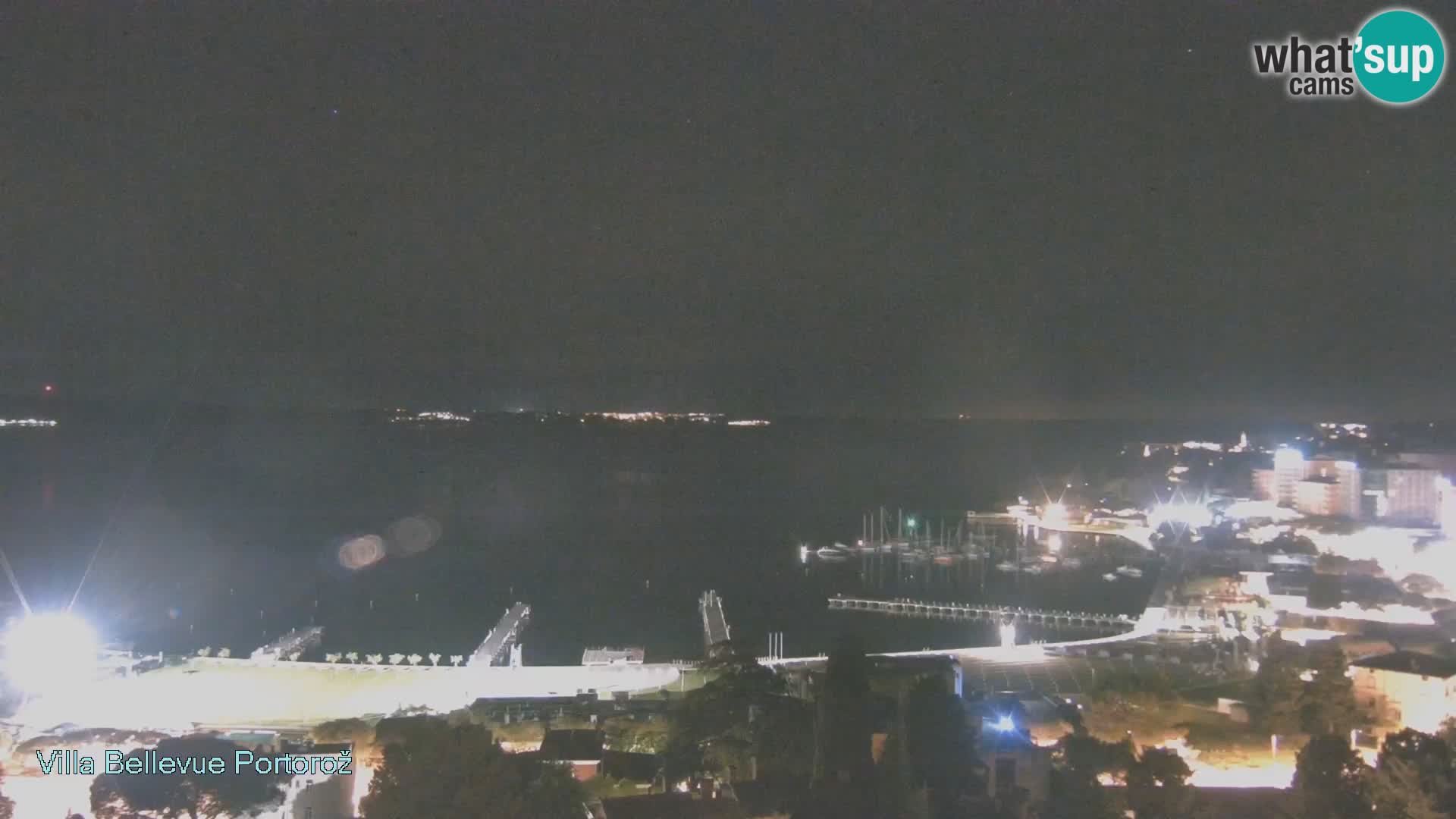 Portorož web kamera – pogled sa Villa Bellevue