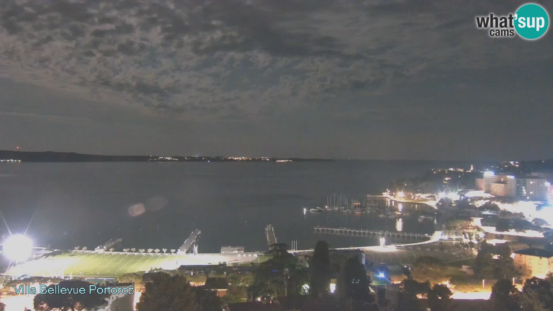 Live webcam Portorož – Panorama dalla Villa Bellevue