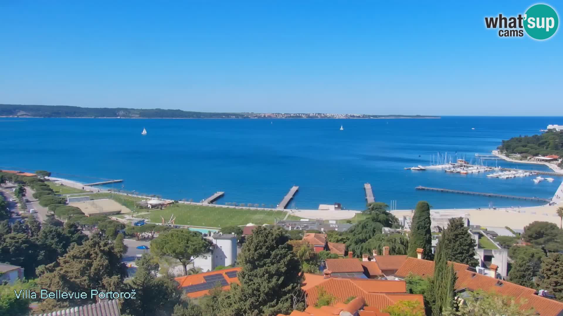 Webcam Portorož – Panorama Villa Bellevue