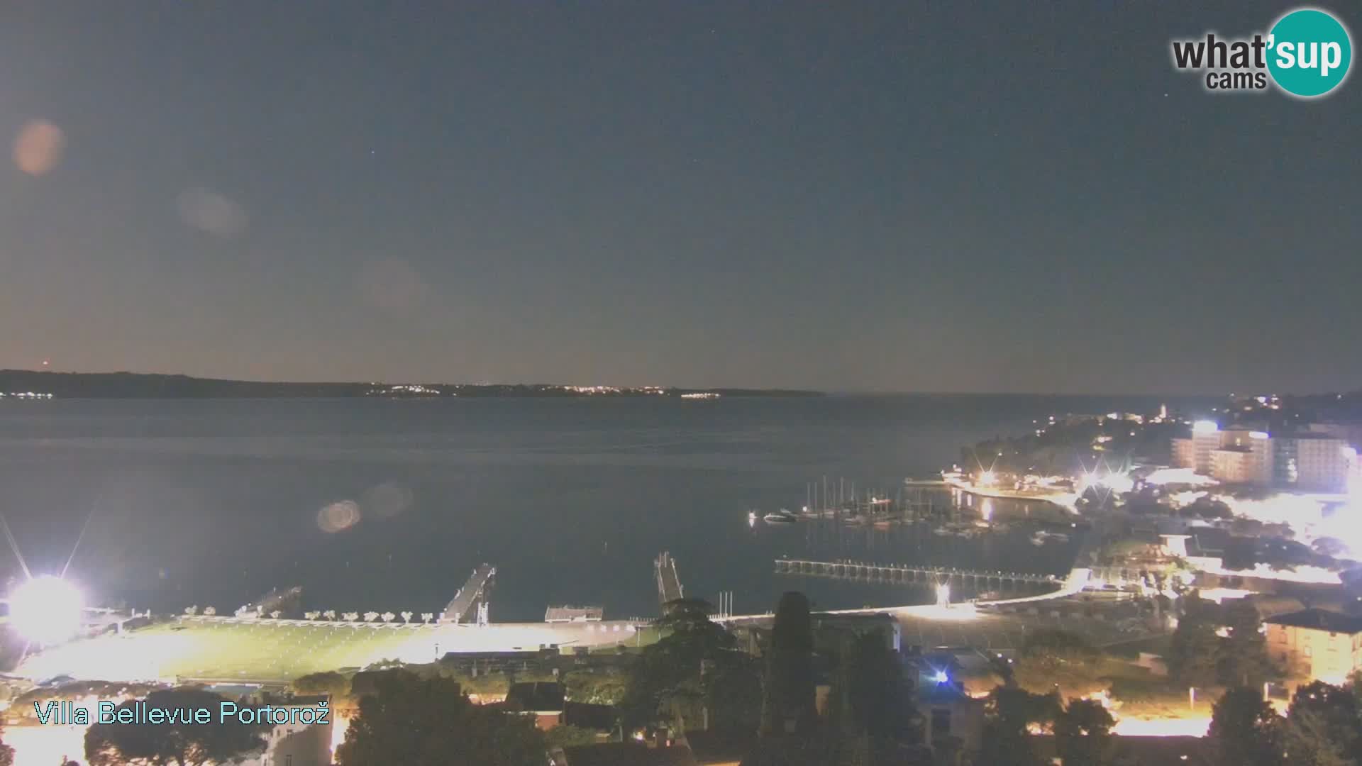 Live webcam Portorož – Panorama dalla Villa Bellevue