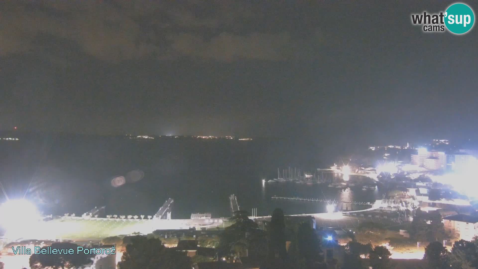 Portorož camera en vivo – Panorama Villa Bellevue