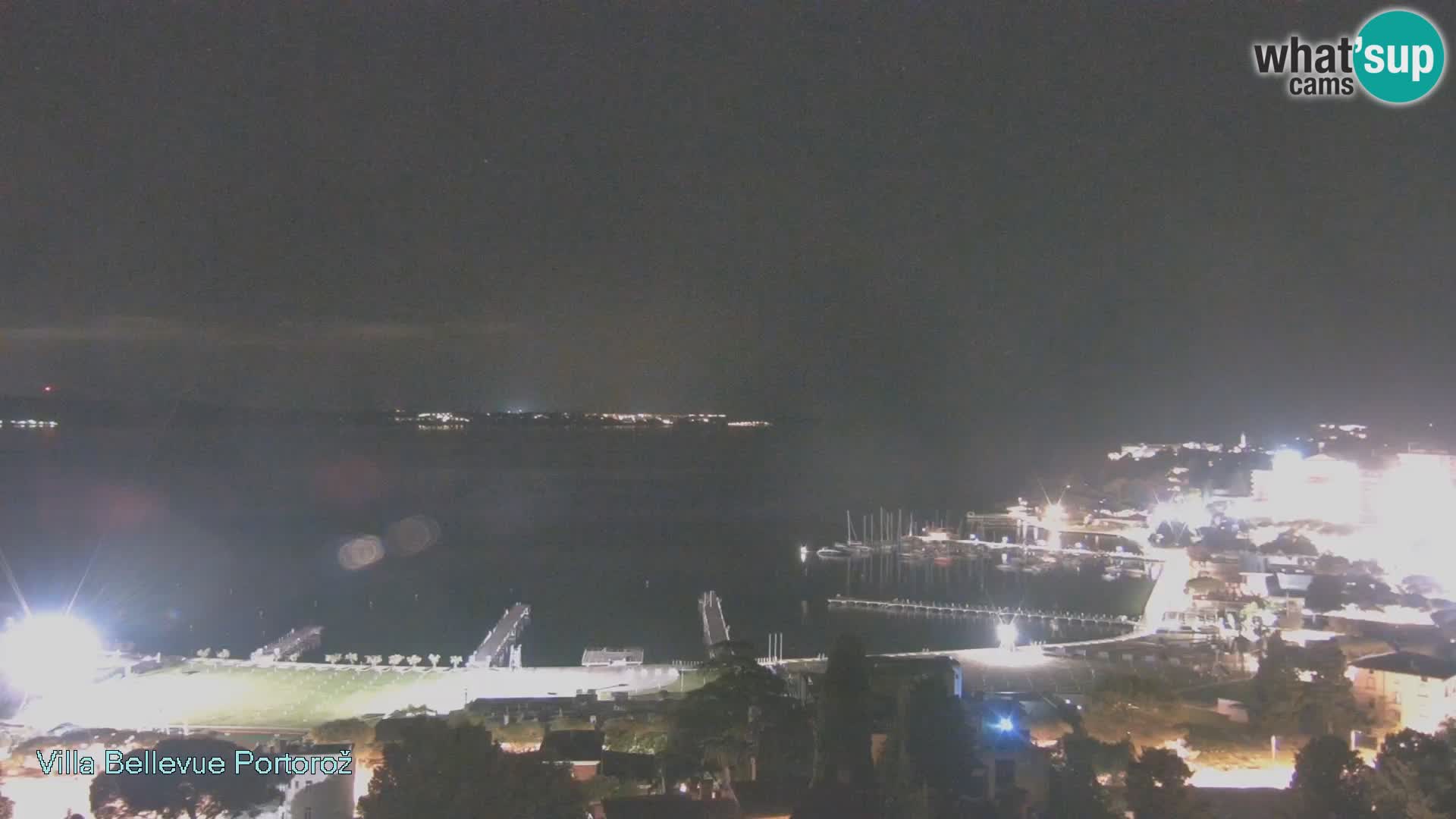 Portorož camera en vivo – Panorama Villa Bellevue