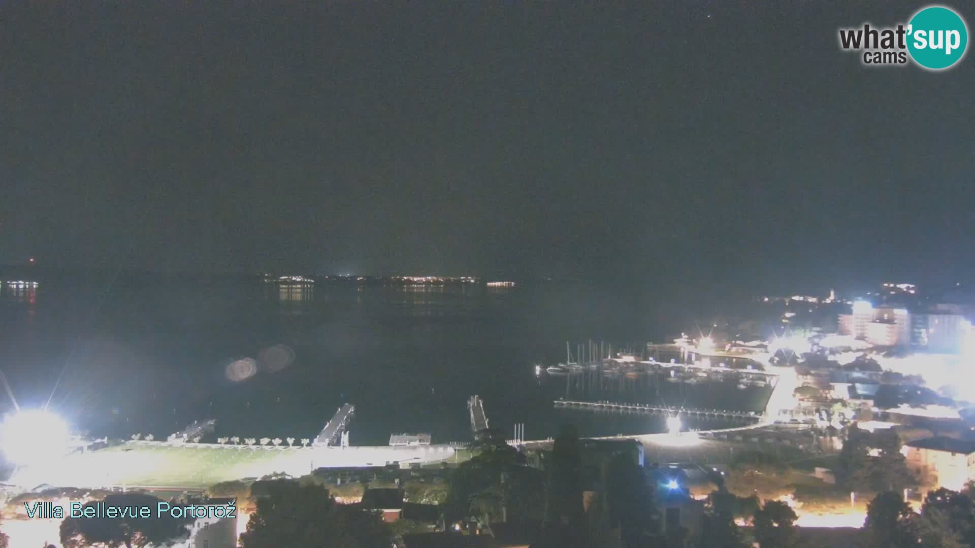 Portorož web kamera – pogled sa Villa Bellevue
