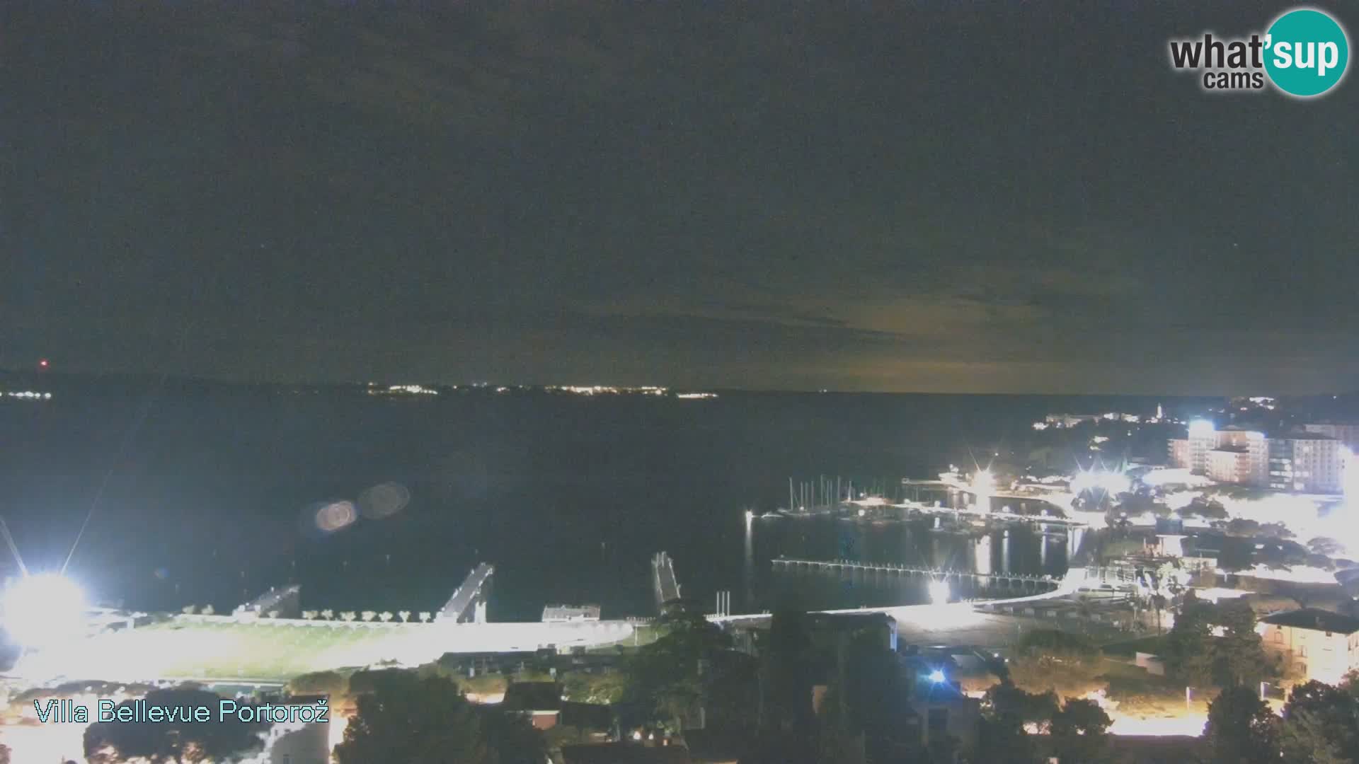Portorož web kamera – pogled sa Villa Bellevue