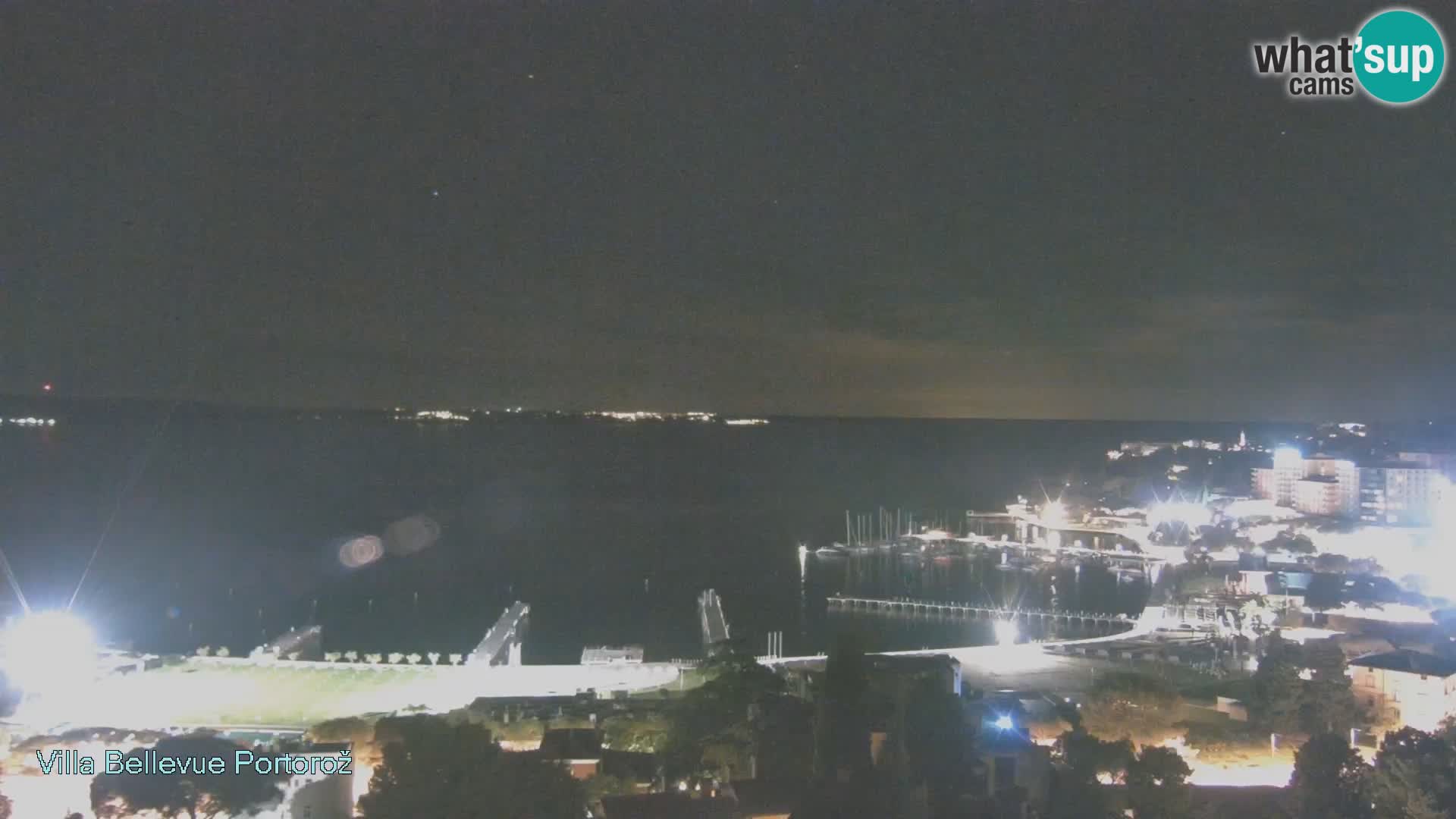 Portorož web kamera – pogled sa Villa Bellevue