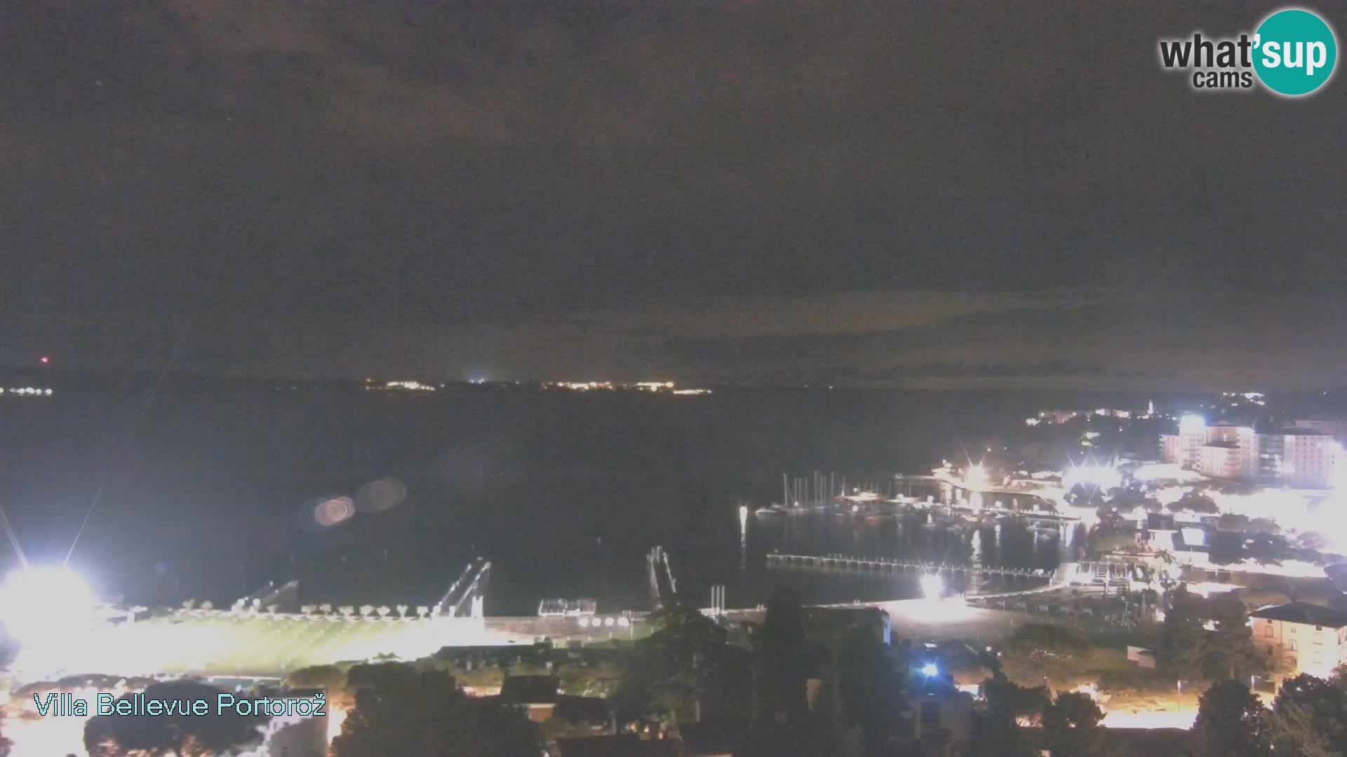 Live webcam Portorož – Panorama dalla Villa Bellevue