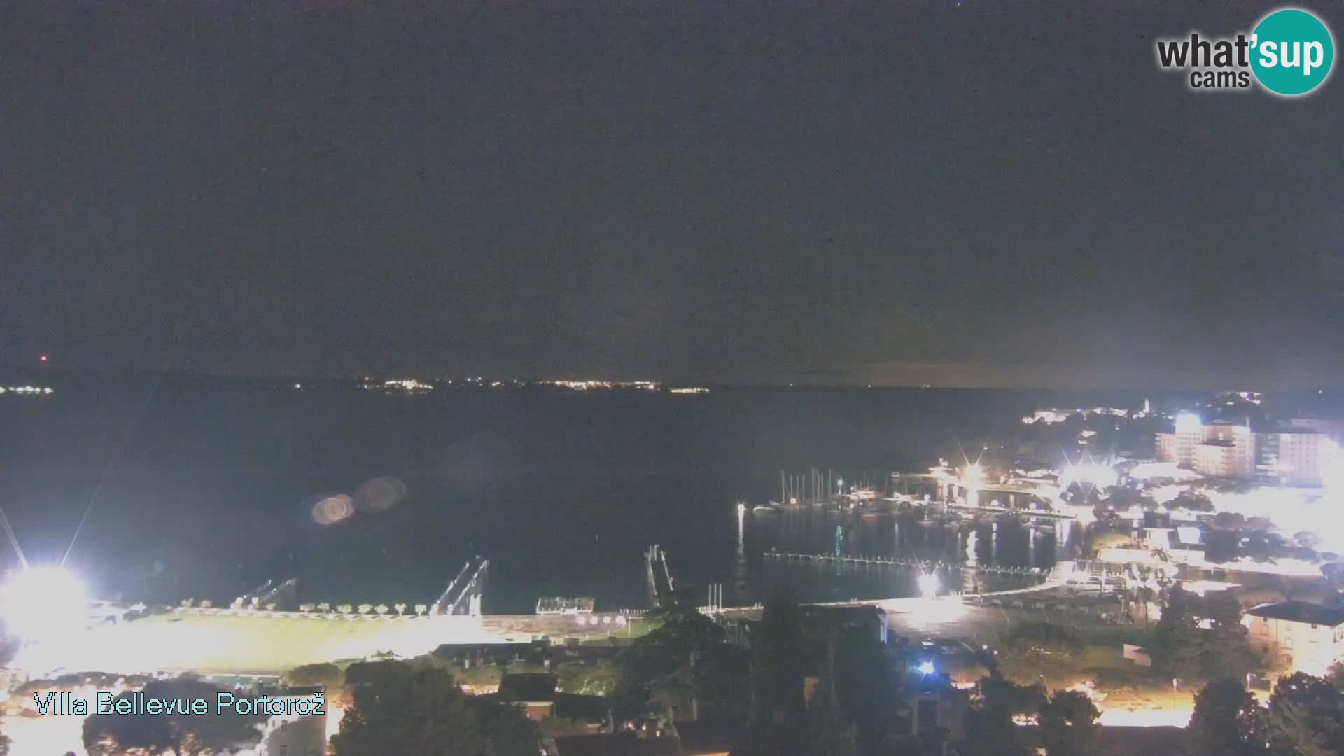 Portorož camera en vivo – Panorama Villa Bellevue