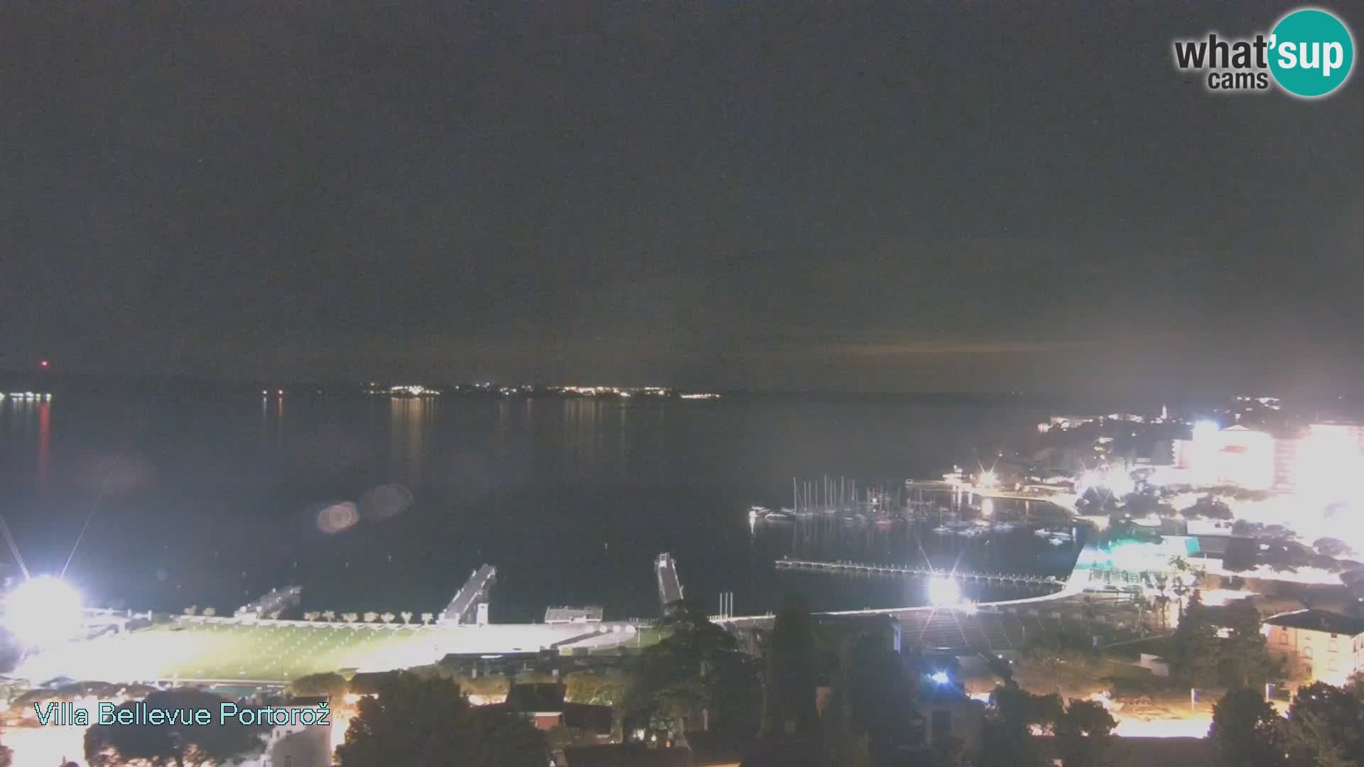 Panorama webcam Portorož – view from Villa Bellevue