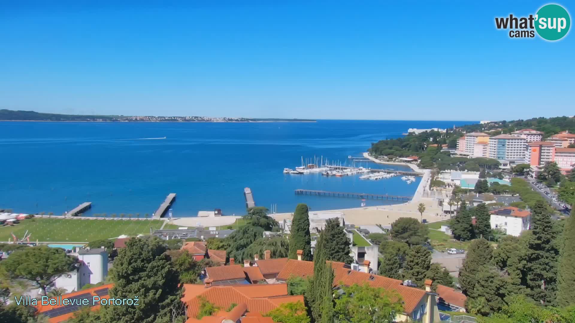 Live Cam Portorož – Panorama Villa Bellevue