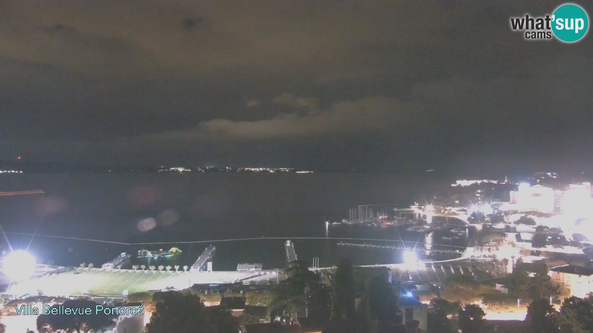 Portorož web kamera – pogled sa Villa Bellevue