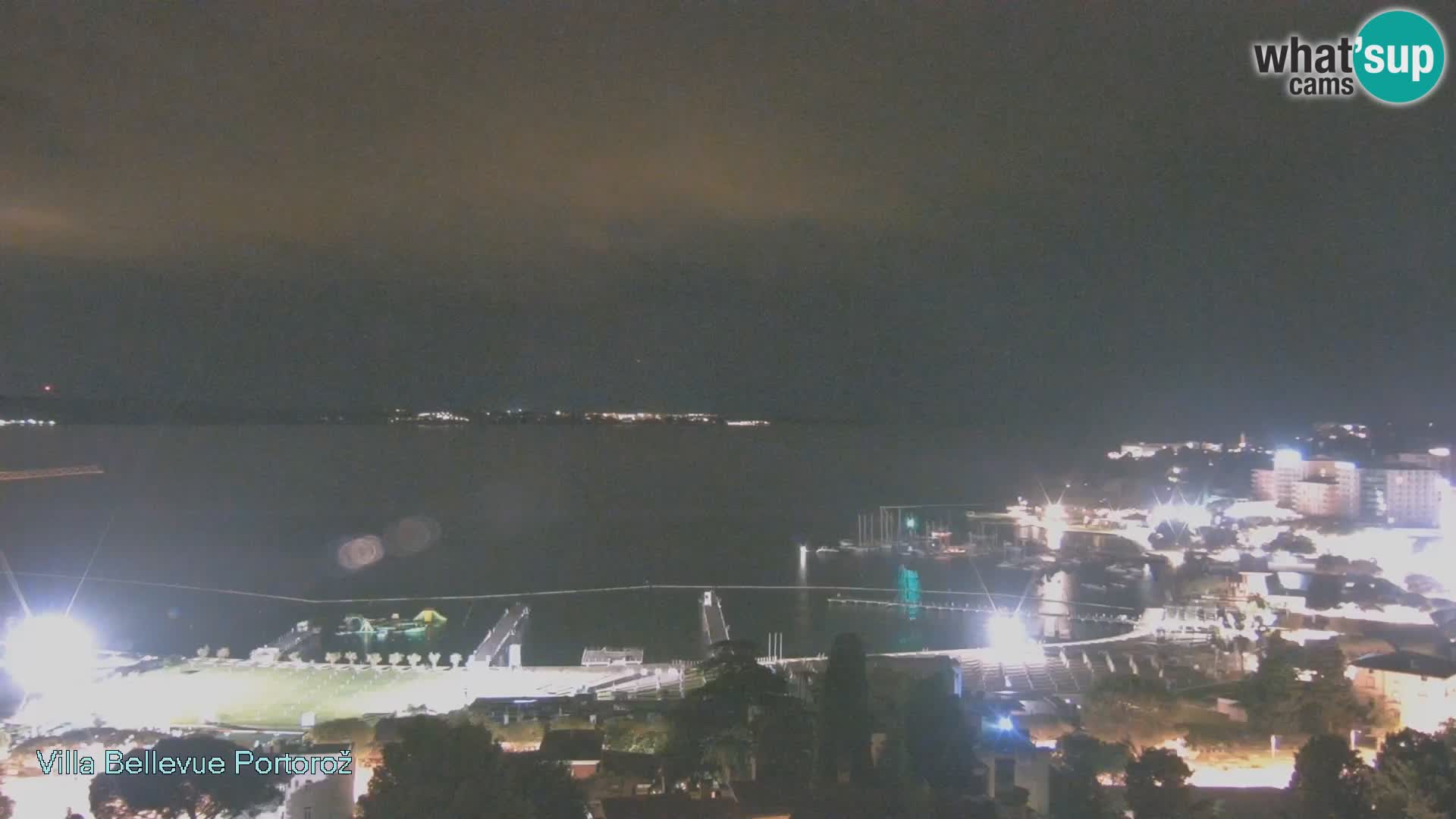 Portorož camera en vivo – Panorama Villa Bellevue