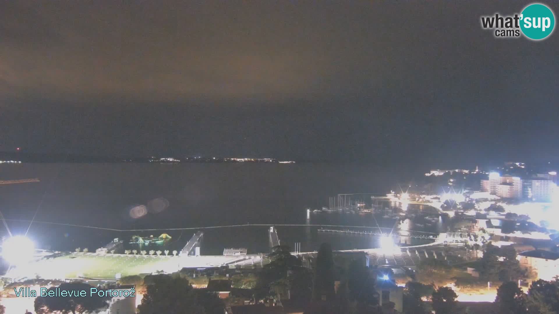 Portorož camera en vivo – Panorama Villa Bellevue