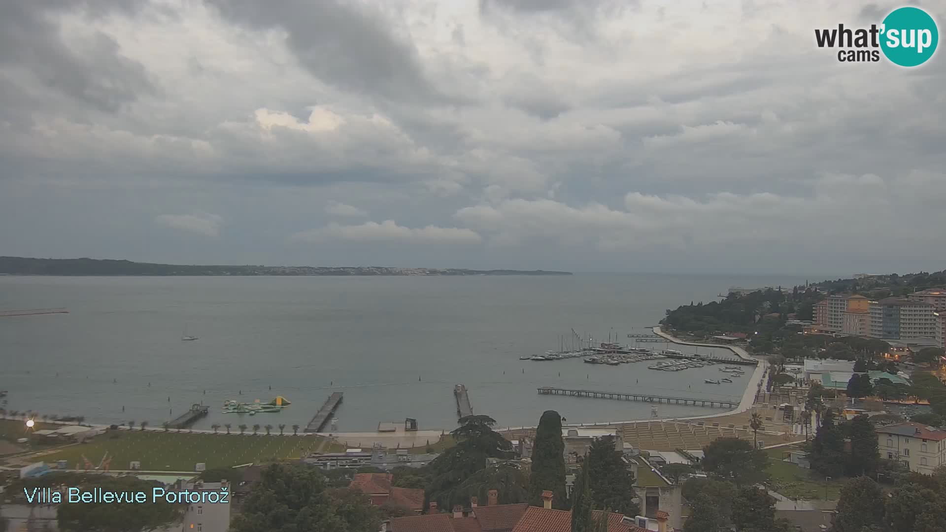 Portorož camera en vivo – Panorama Villa Bellevue