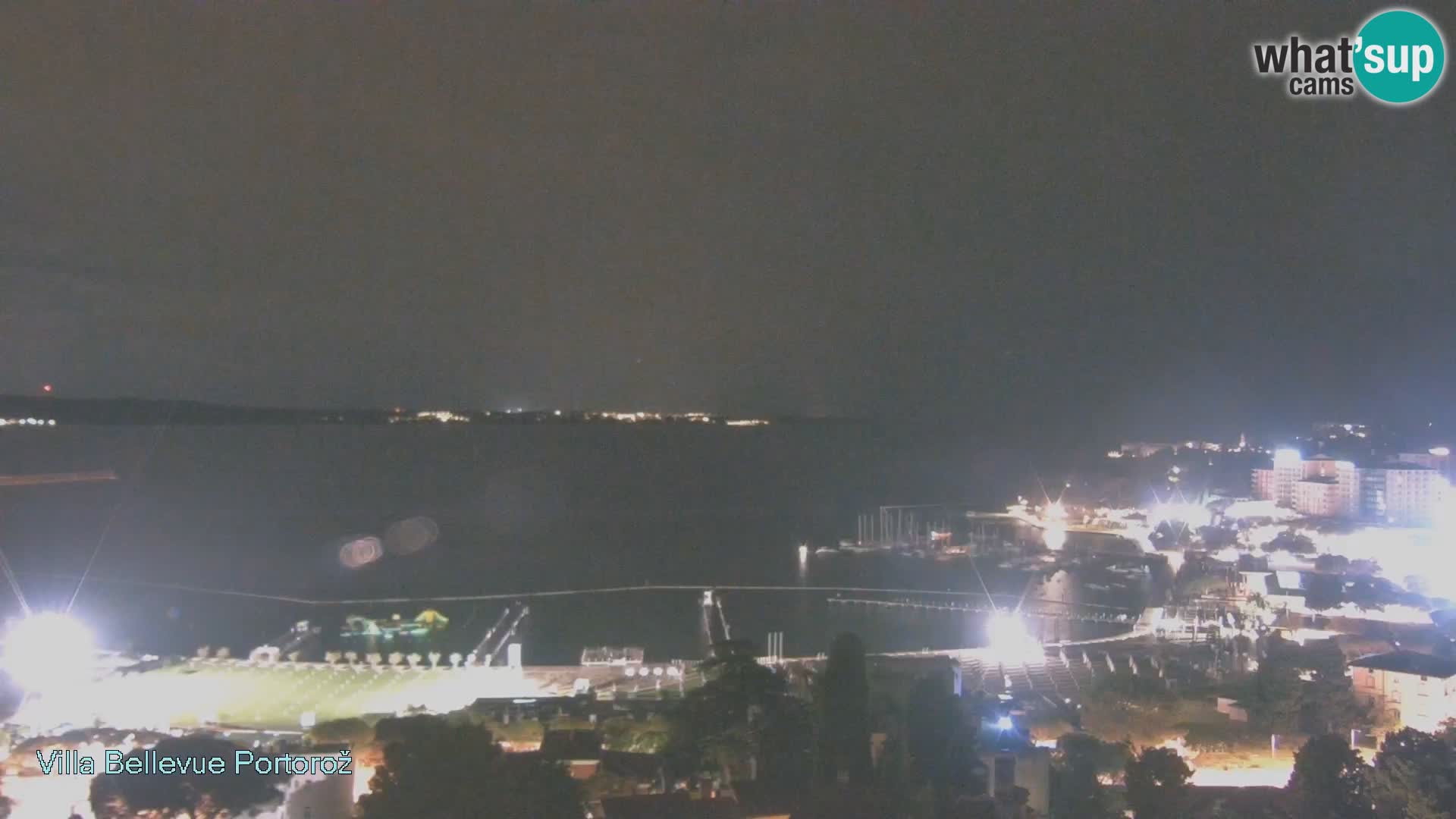 Portorož camera en vivo – Panorama Villa Bellevue