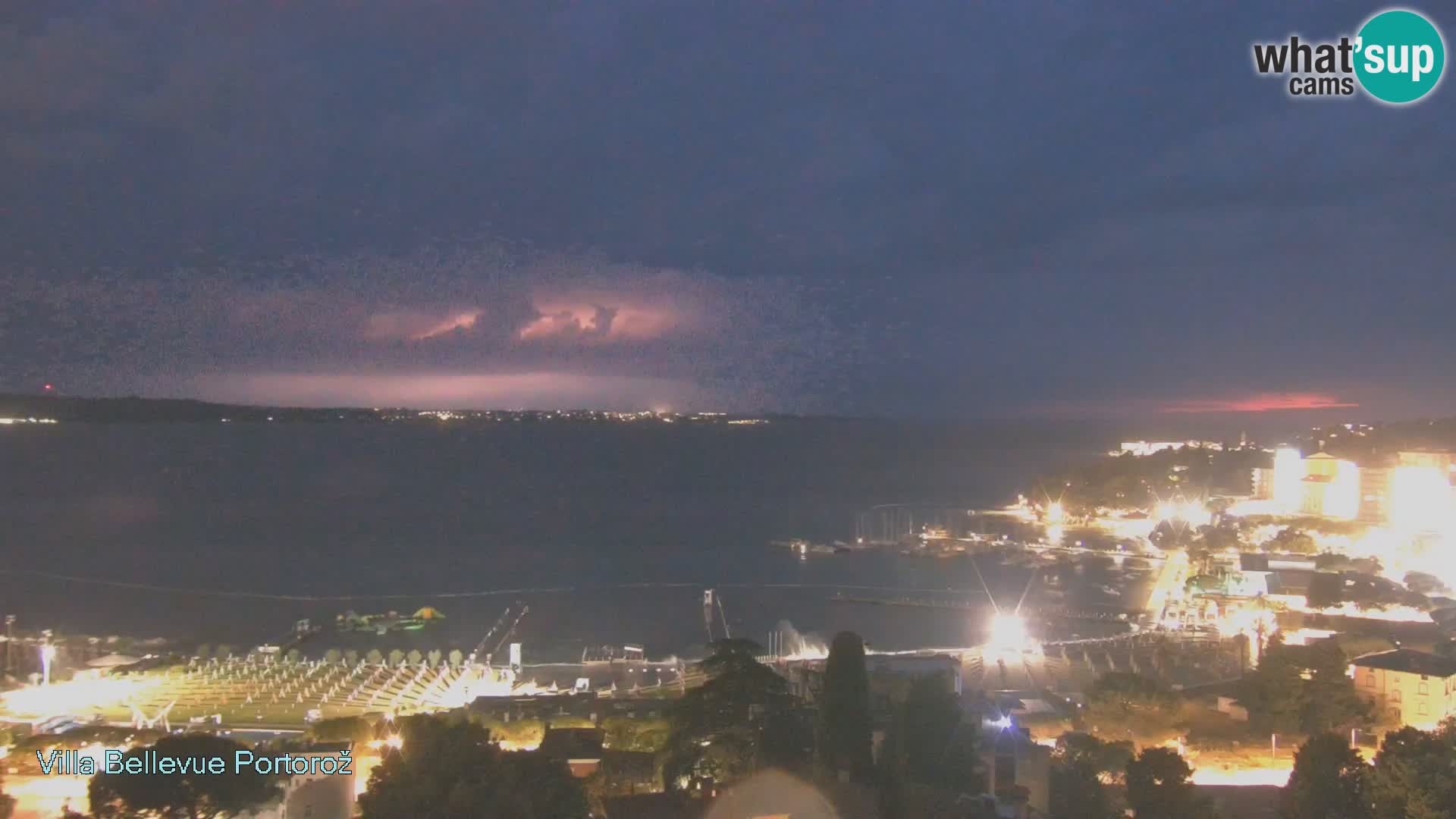 Panorama webcam Portorož – view from Villa Bellevue