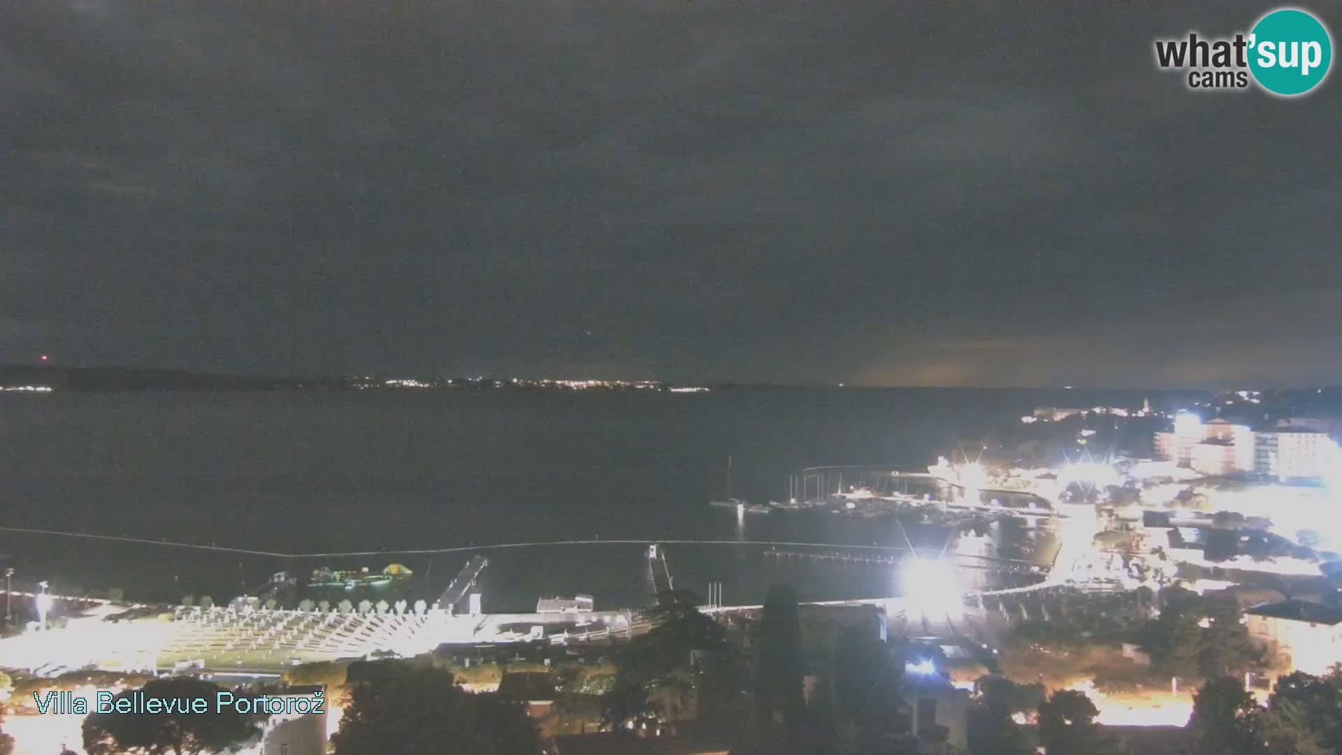 Portorož web kamera – pogled sa Villa Bellevue