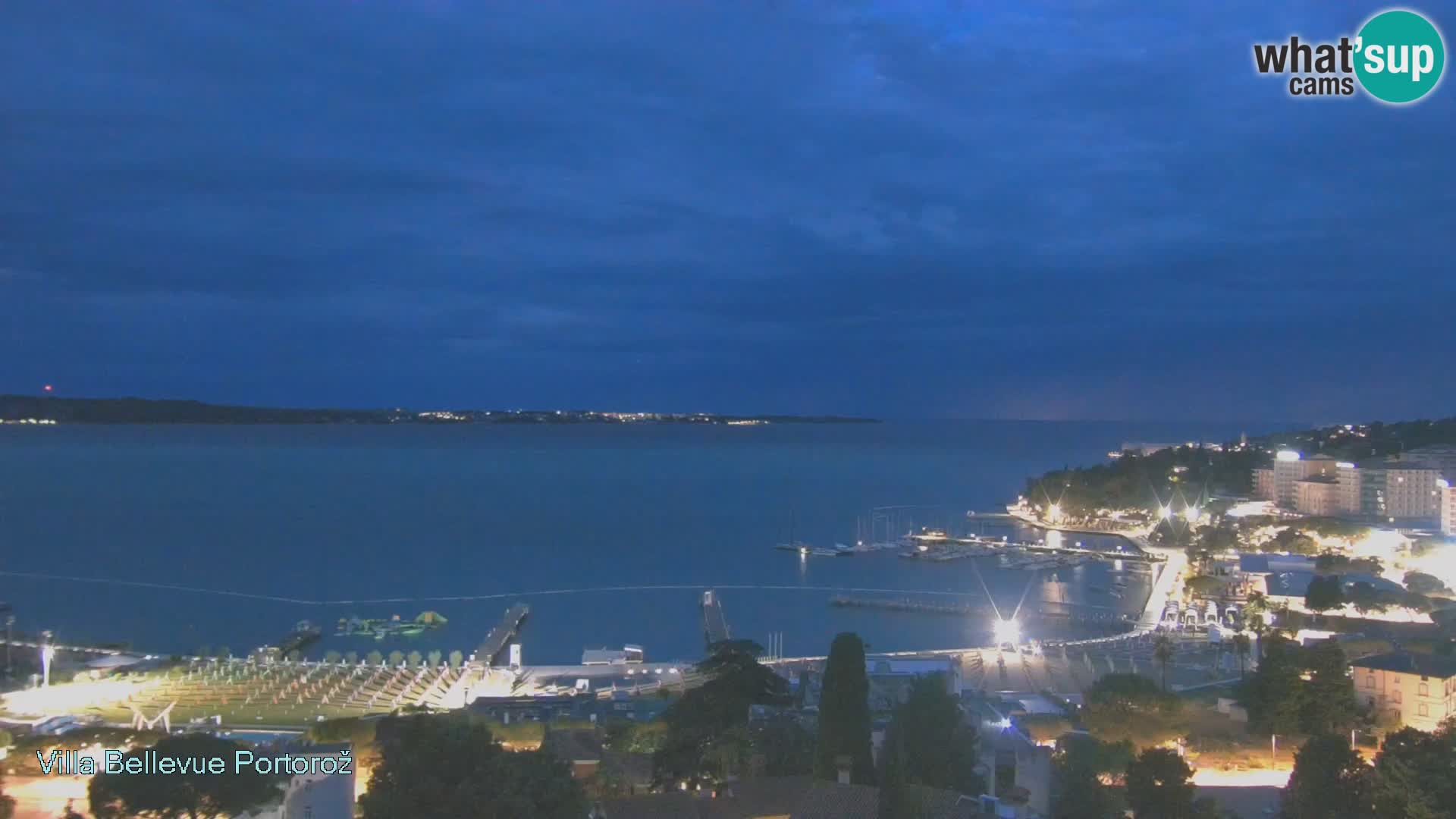 Portorož camera en vivo – Panorama Villa Bellevue