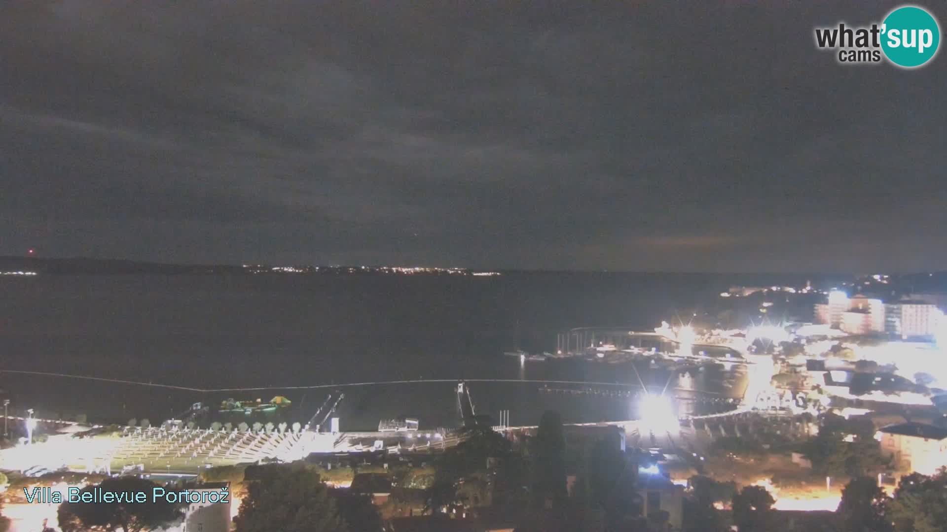 Portorož camera en vivo – Panorama Villa Bellevue