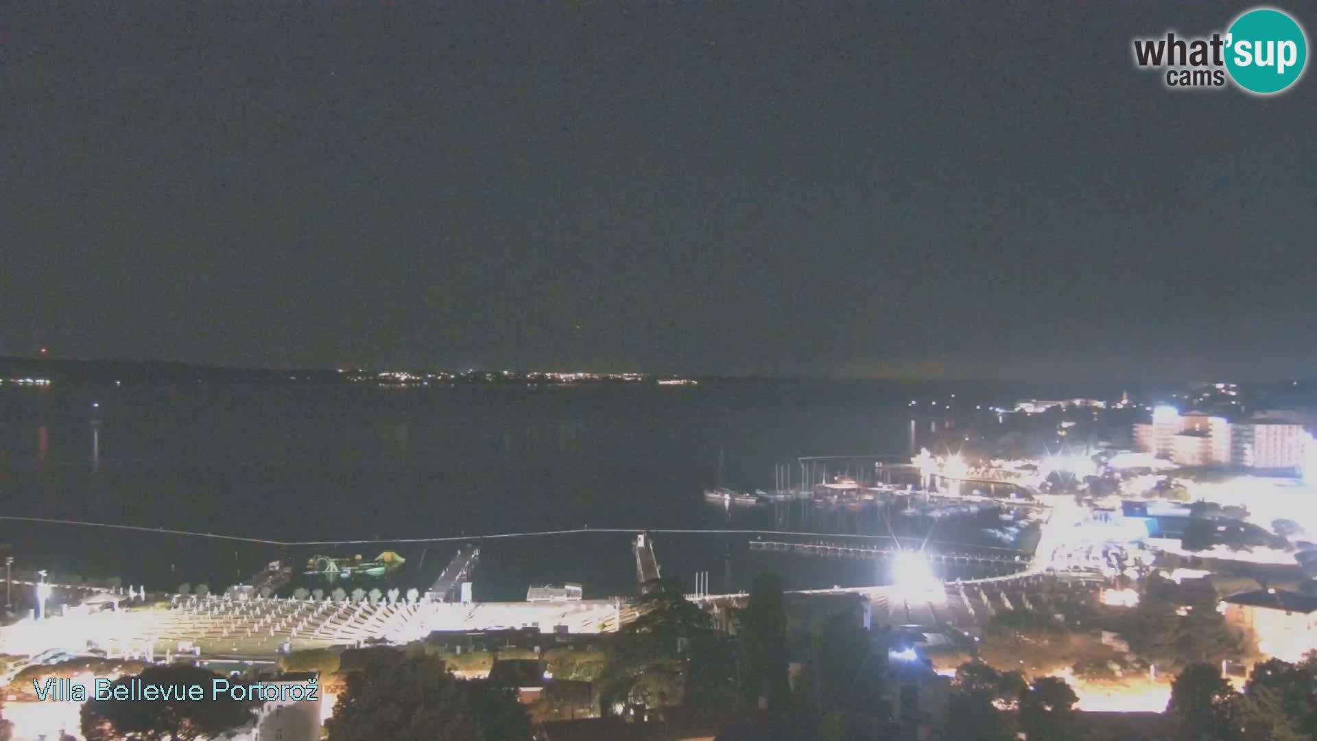 Panorama webcam Portorož – view from Villa Bellevue