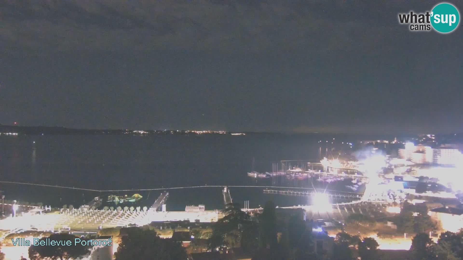 Panorama webcam Portorož – view from Villa Bellevue