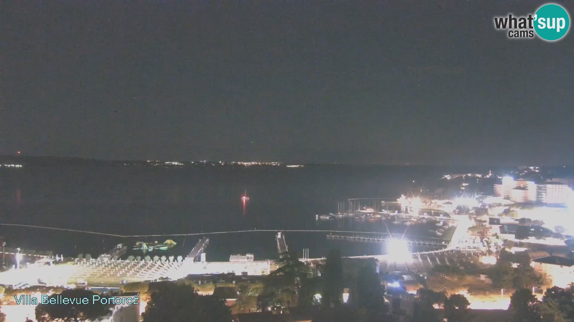 Portorož camera en vivo – Panorama Villa Bellevue
