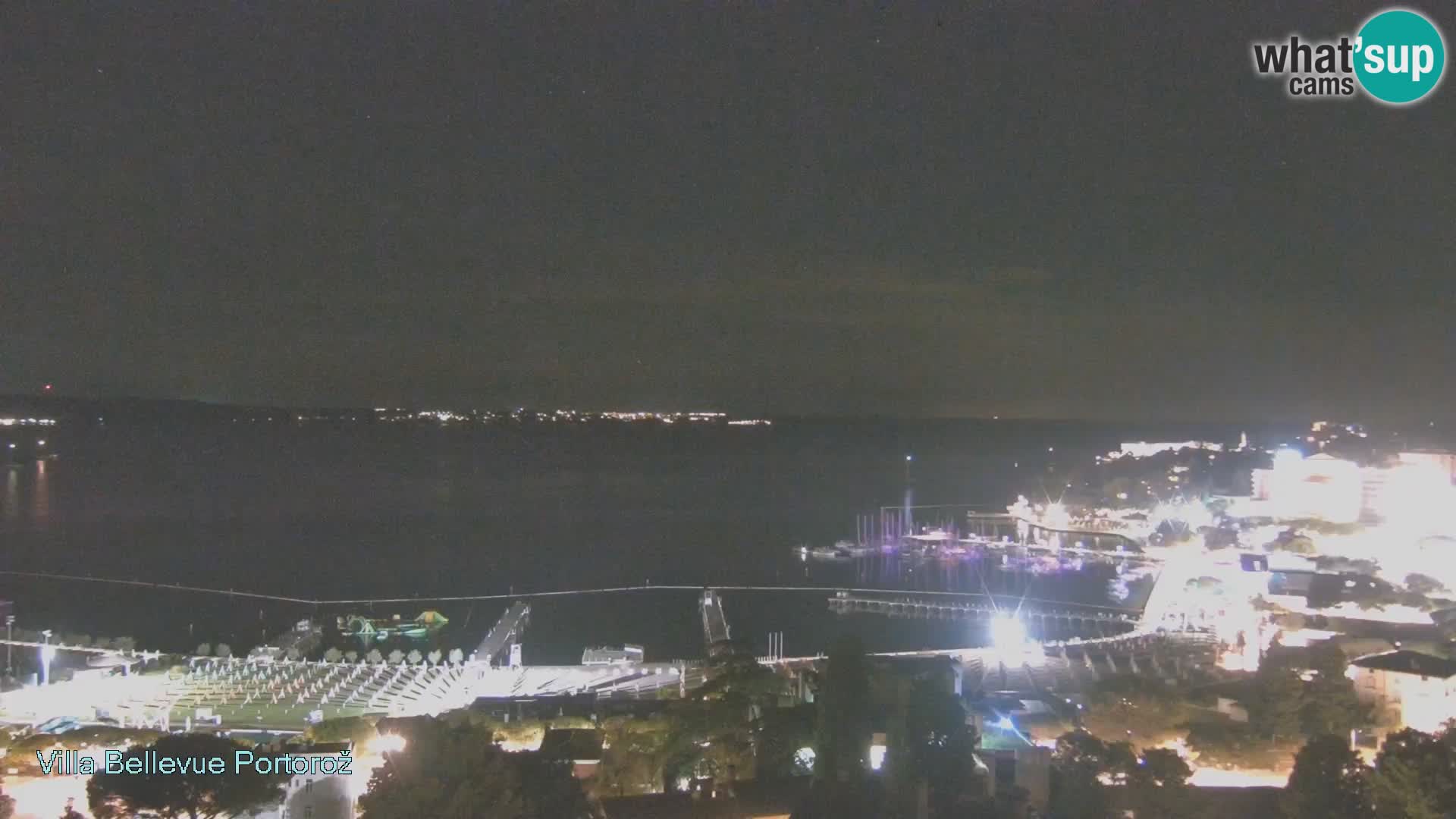 Portorož camera en vivo – Panorama Villa Bellevue