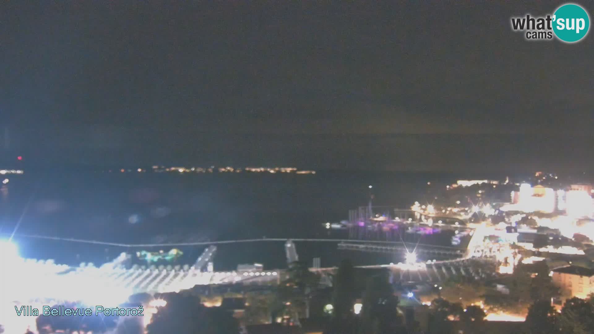 Panorama webcam Portorož – view from Villa Bellevue