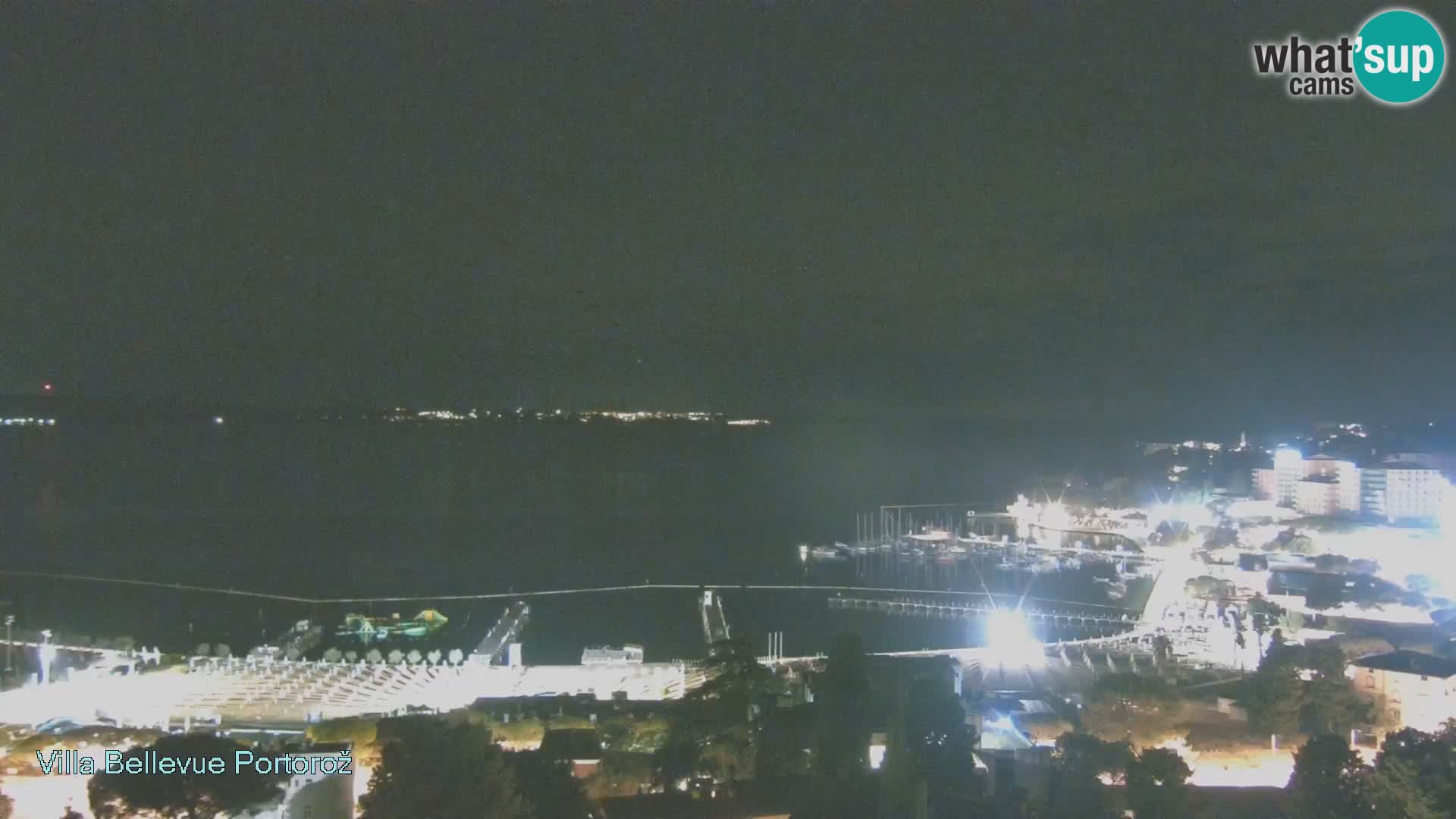 Portorož camera en vivo – Panorama Villa Bellevue