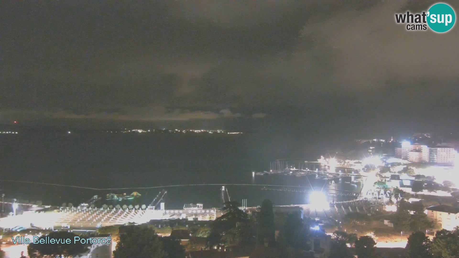 Portorož camera en vivo – Panorama Villa Bellevue
