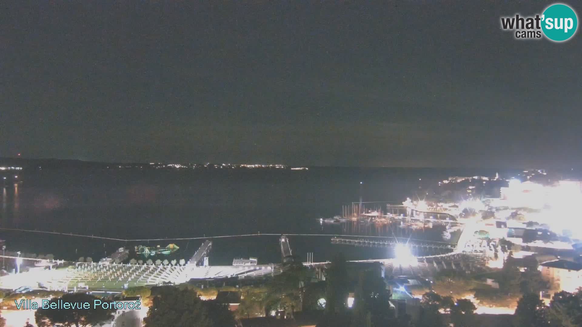 Live webcam Portorož – Panorama dalla Villa Bellevue