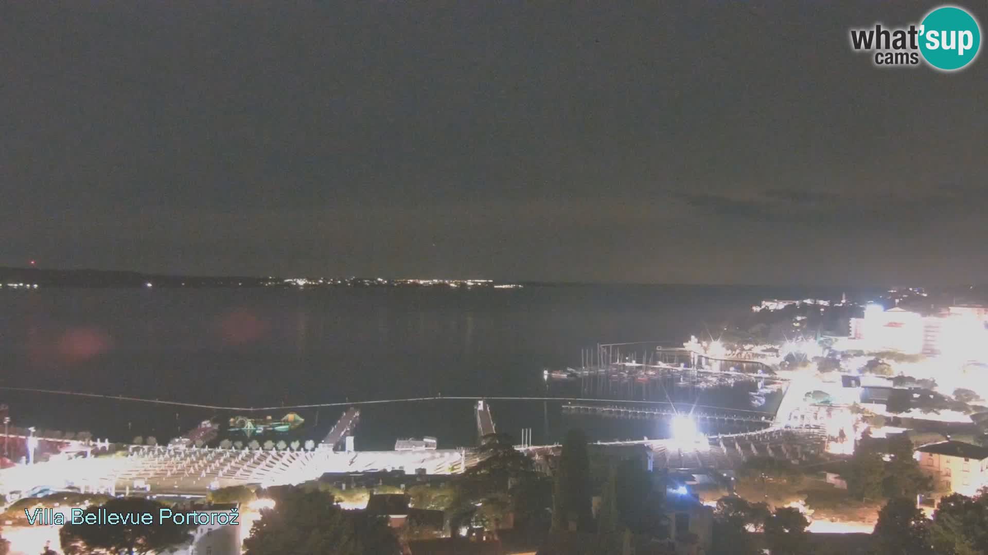 Portorož camera en vivo – Panorama Villa Bellevue