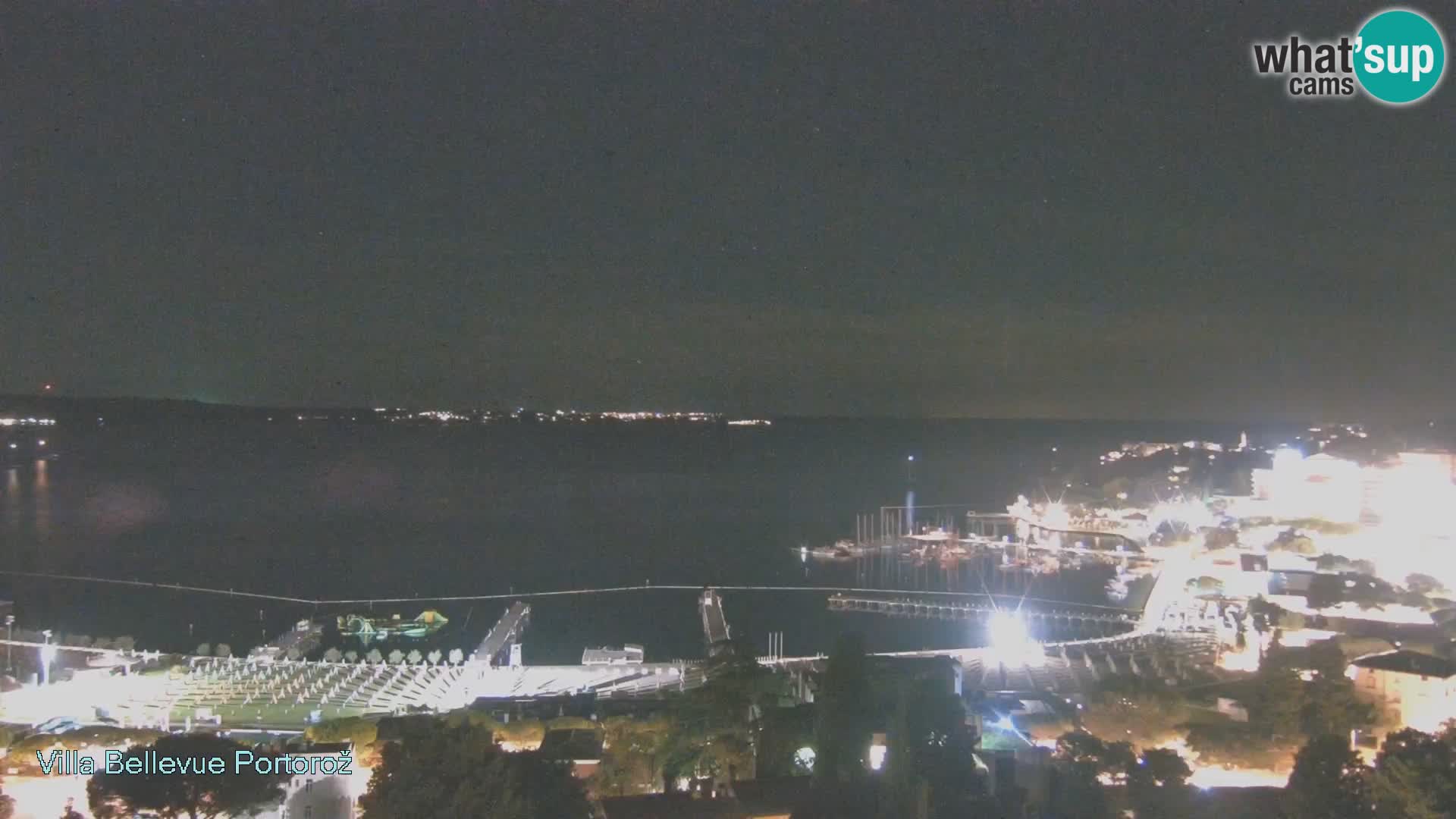 Portorož camera en vivo – Panorama Villa Bellevue
