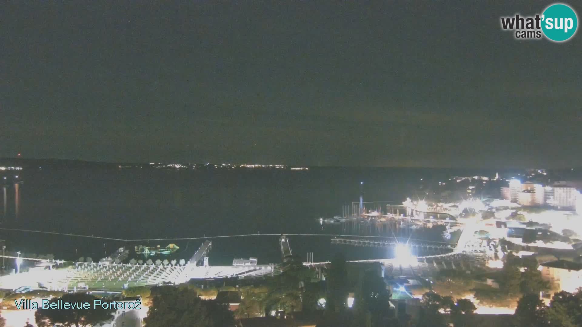Portorož camera en vivo – Panorama Villa Bellevue