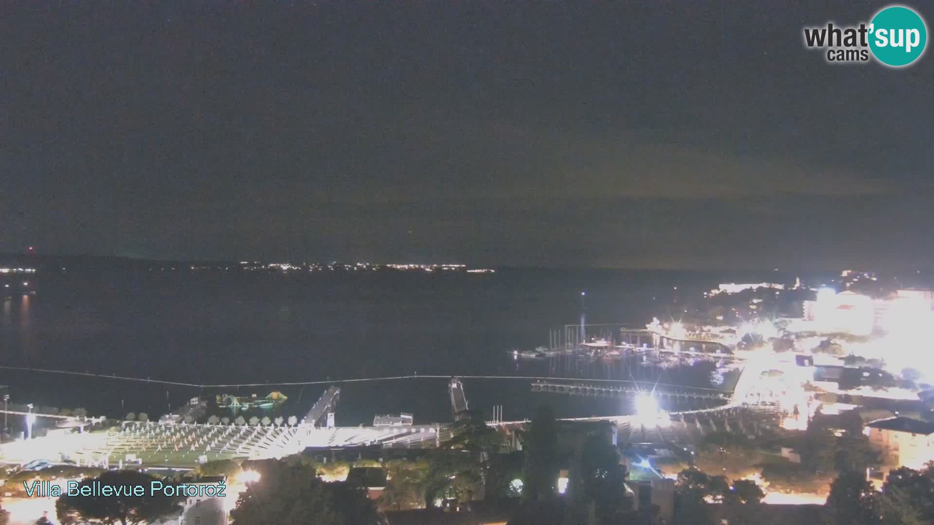 Portorož camera en vivo – Panorama Villa Bellevue