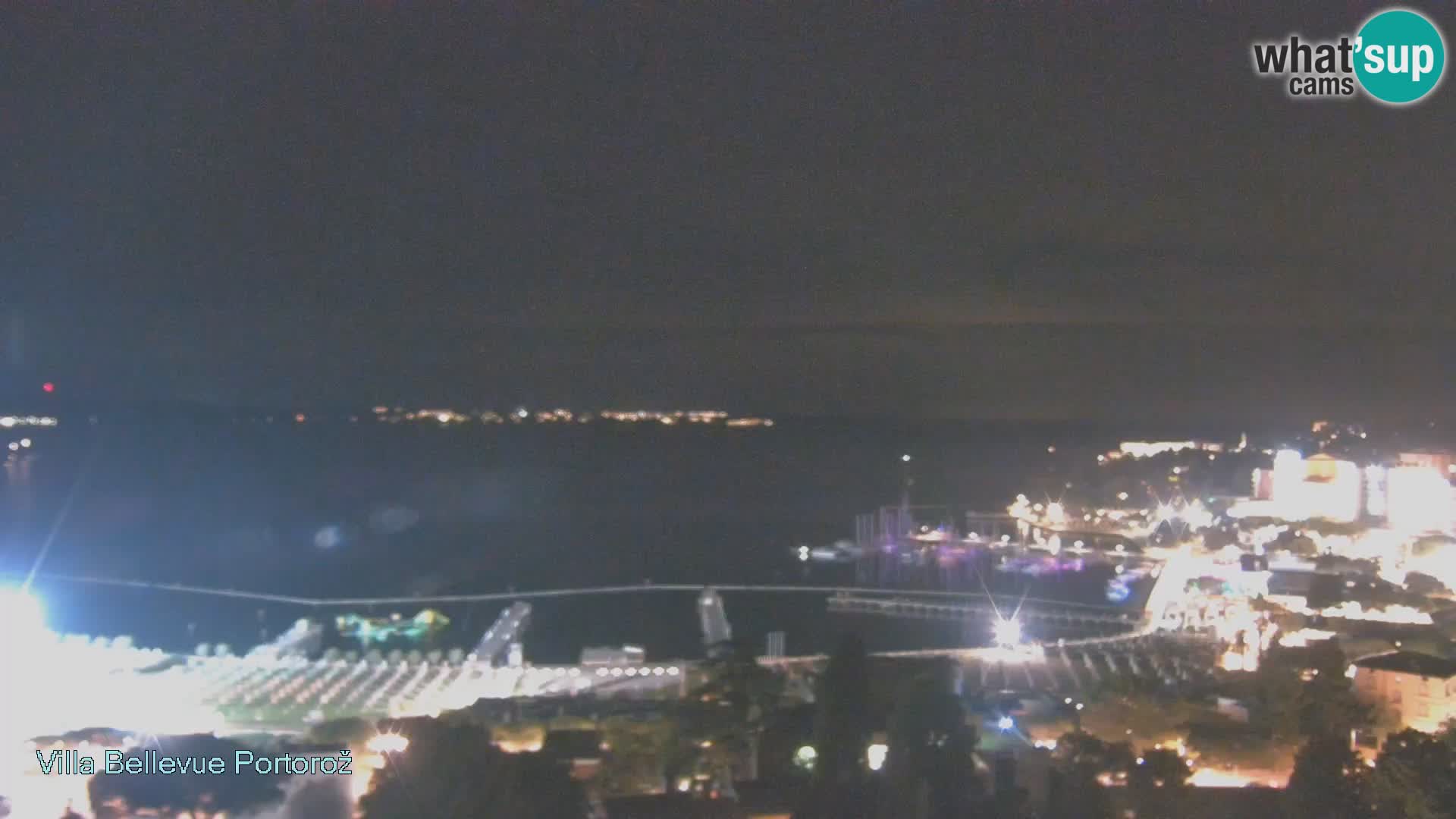 Portorož camera en vivo – Panorama Villa Bellevue