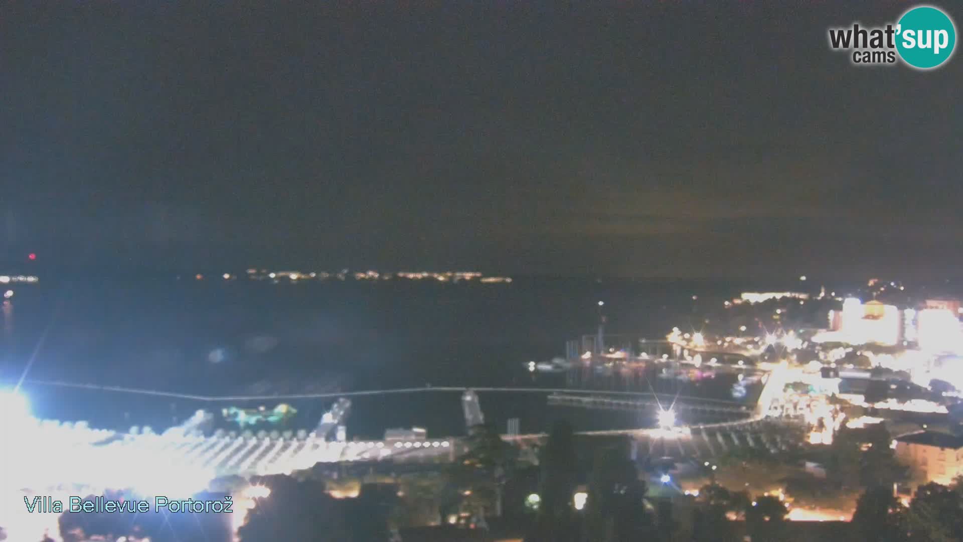 Portorož camera en vivo – Panorama Villa Bellevue